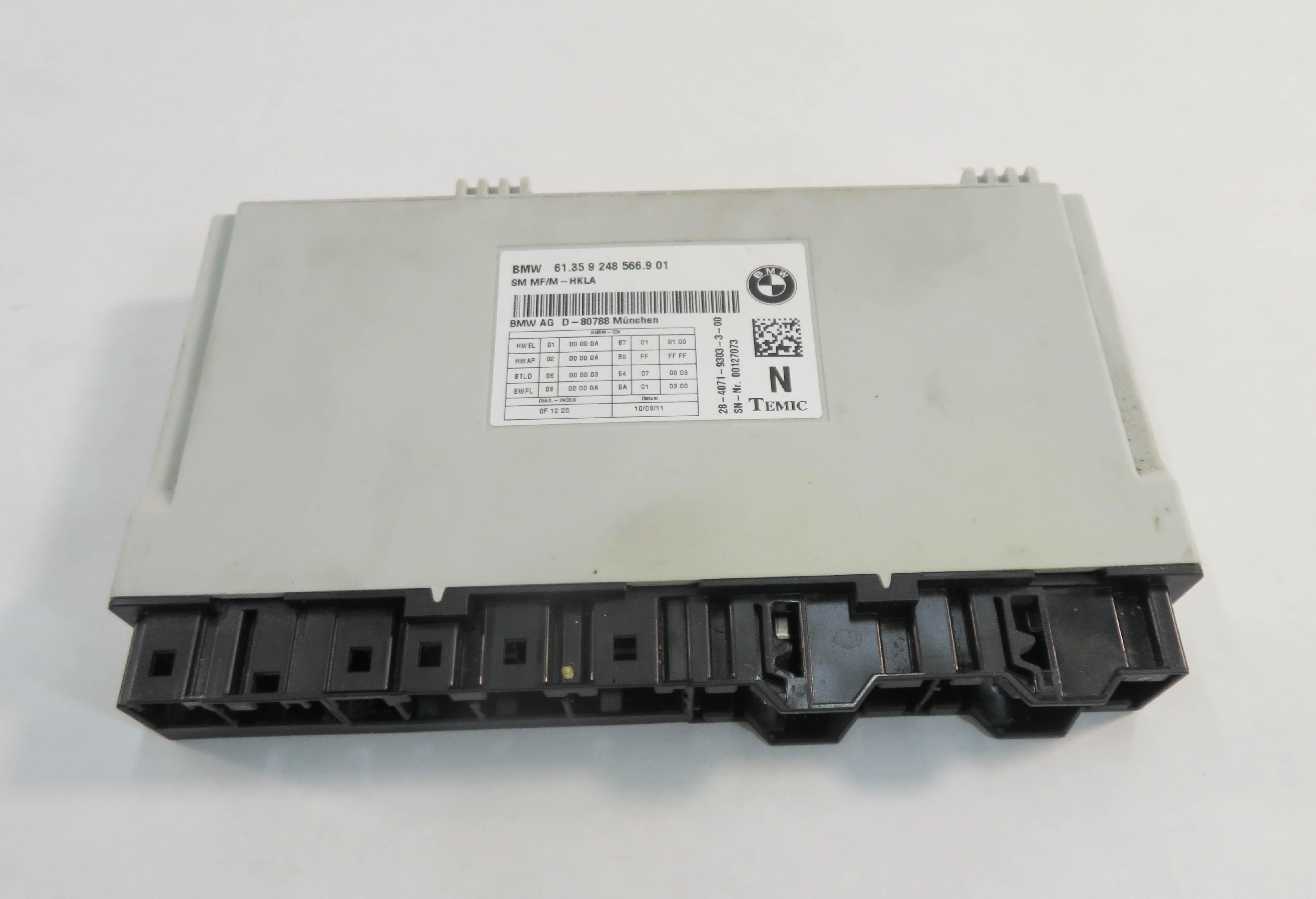 10-17 BMW 528i 535i 550i 650i 740i 750i 760i F10 F01 COMFORT MEMORY SEAT MODULE — exact item pictured