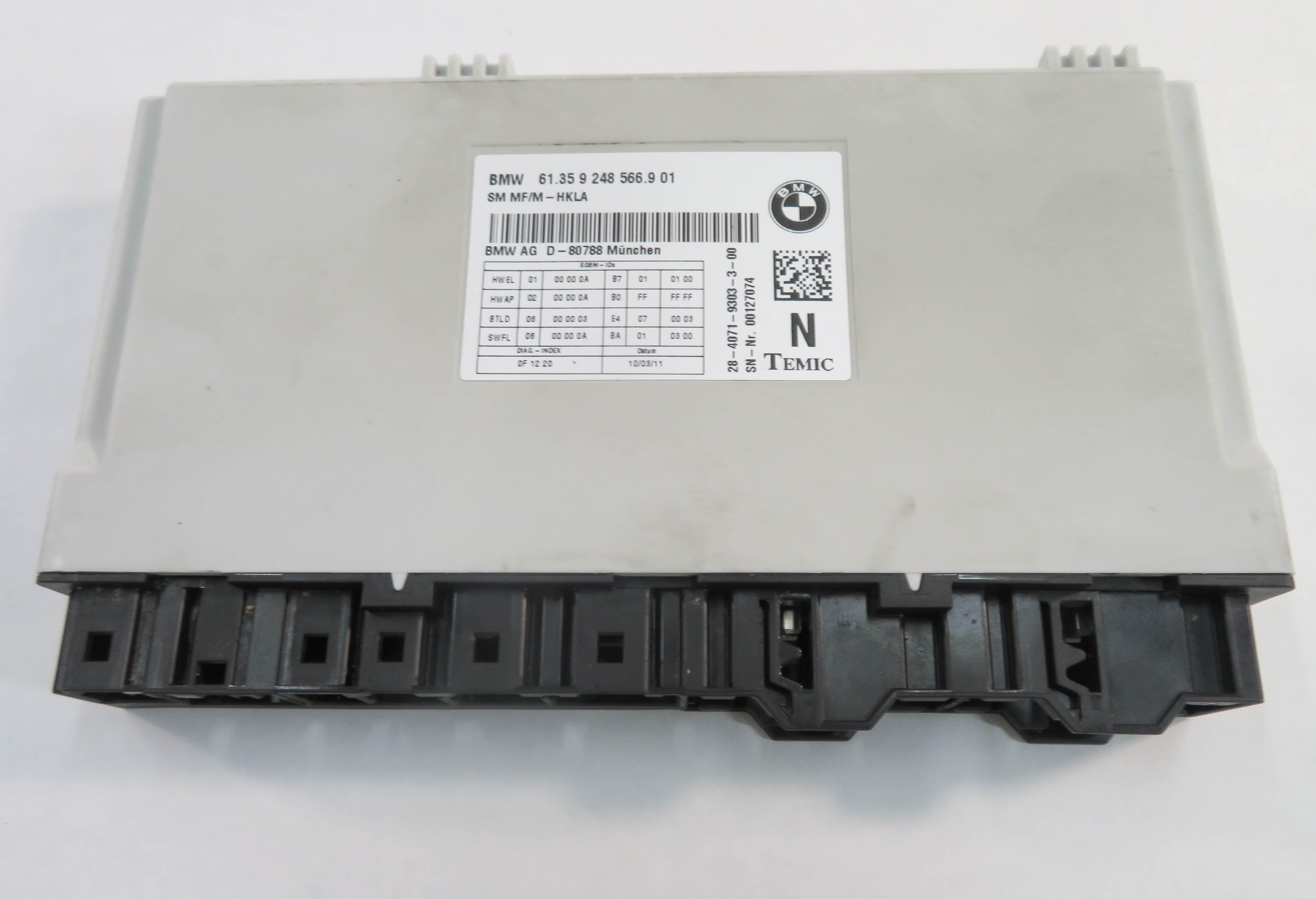 10-17 BMW 528i 535i 550i 650i 740i 750i 760i F10 F01 COMFORT MEMORY SEAT MODULE — exact item pictured