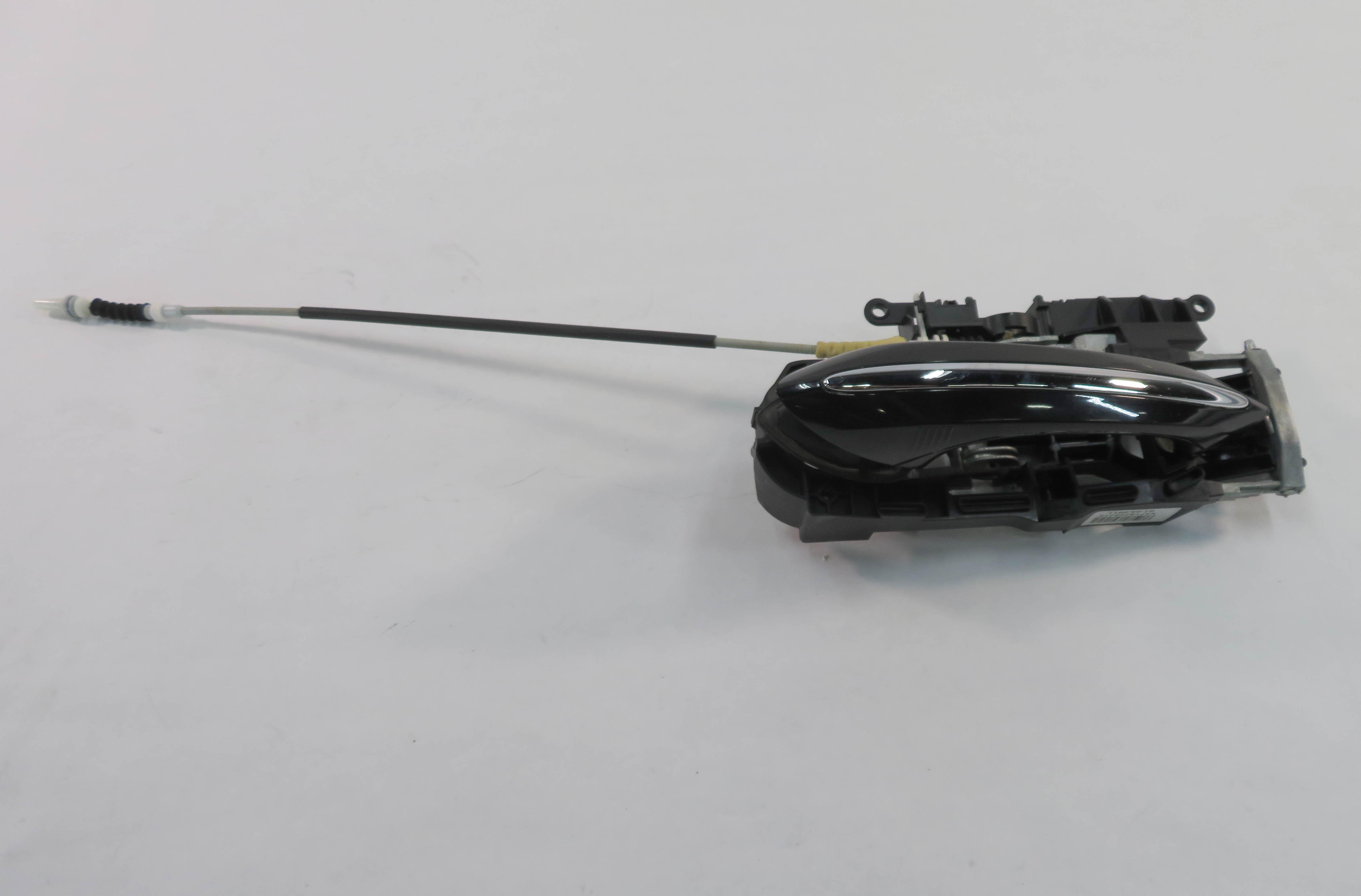 09-18 BMW 528i 535i 550i 740i 750i 760i LEFT REAR COMFORT DOOR HANDLE (BLACK) — exact item pictured
