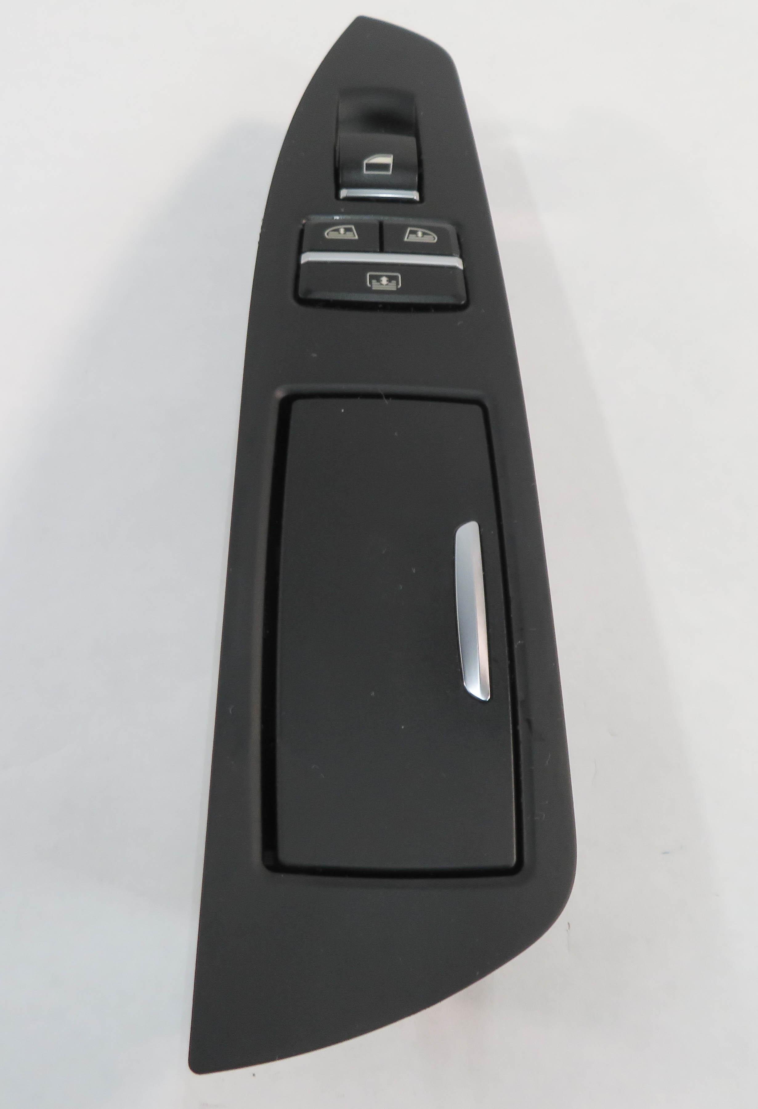 2010 BMW 750i (F01) LEFT REAR DOOR POWER WINDOW SWITCH BUTTON (BLACK) — exact item pictured