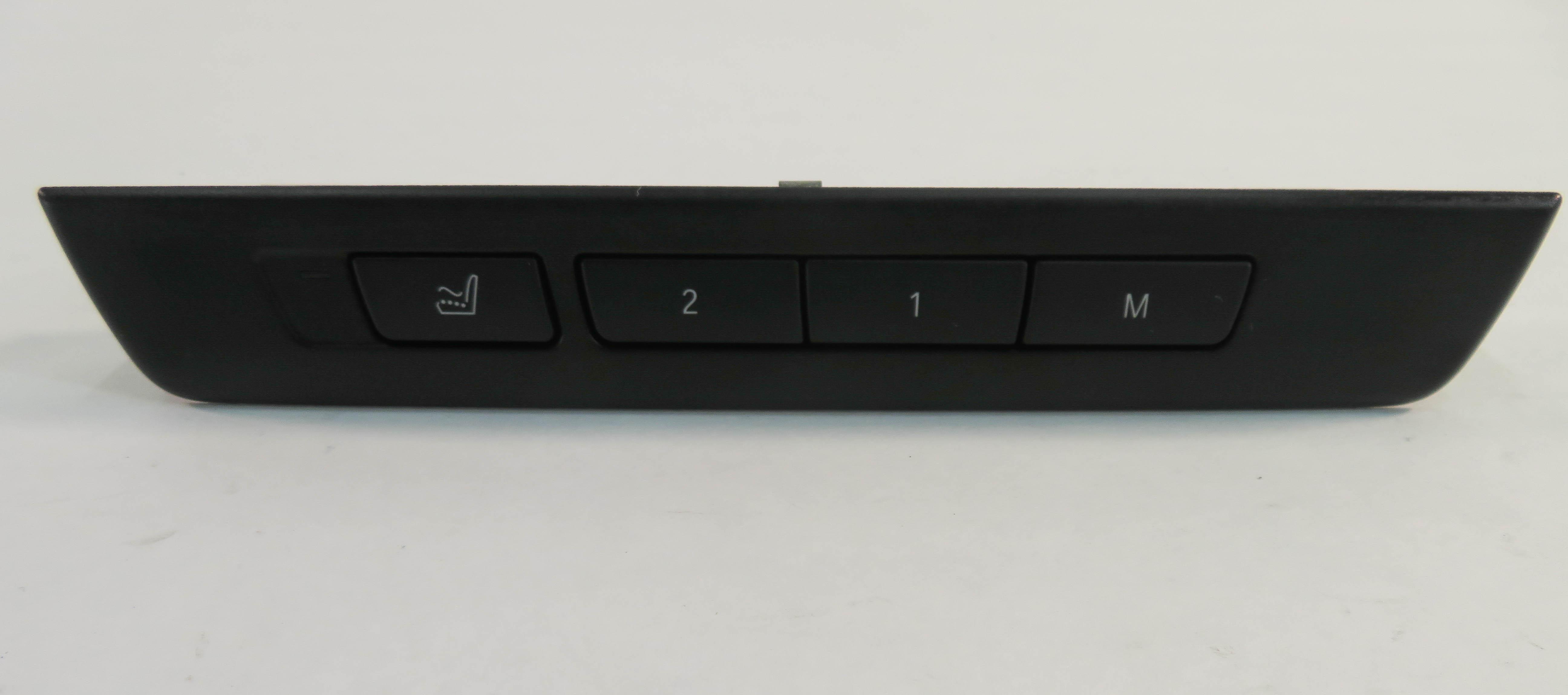 2010 BMW 750i (F01) RIGHT FRONT PASSENGER MEMORY SEAT SWITCH BUTTON PANEL — exact item pictured