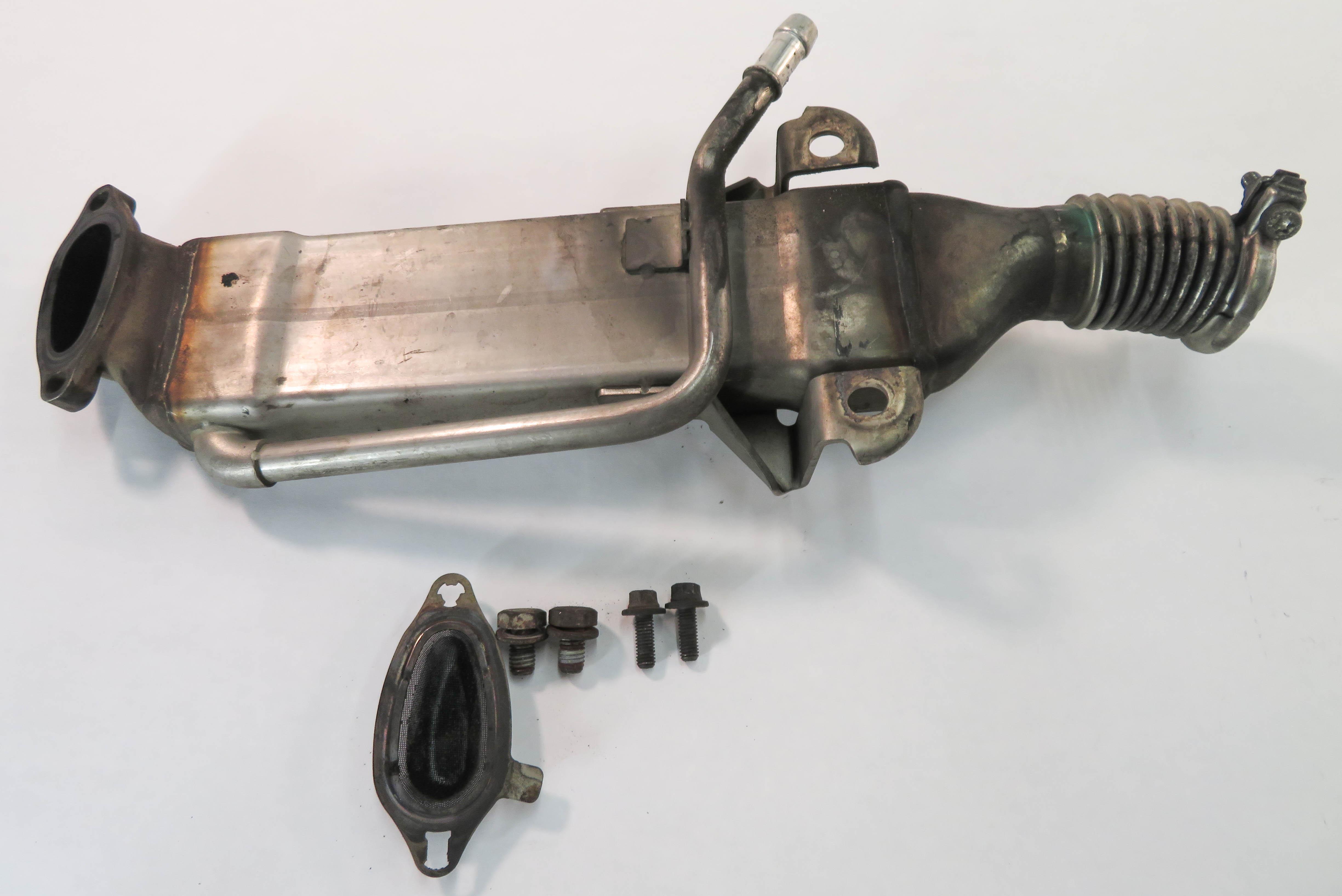 2009 BMW X5 (E70) 3.0L M57Y DIESEL ENGINE - PARTICULATE FILTER EXHAUST COOLER — exact item pictured