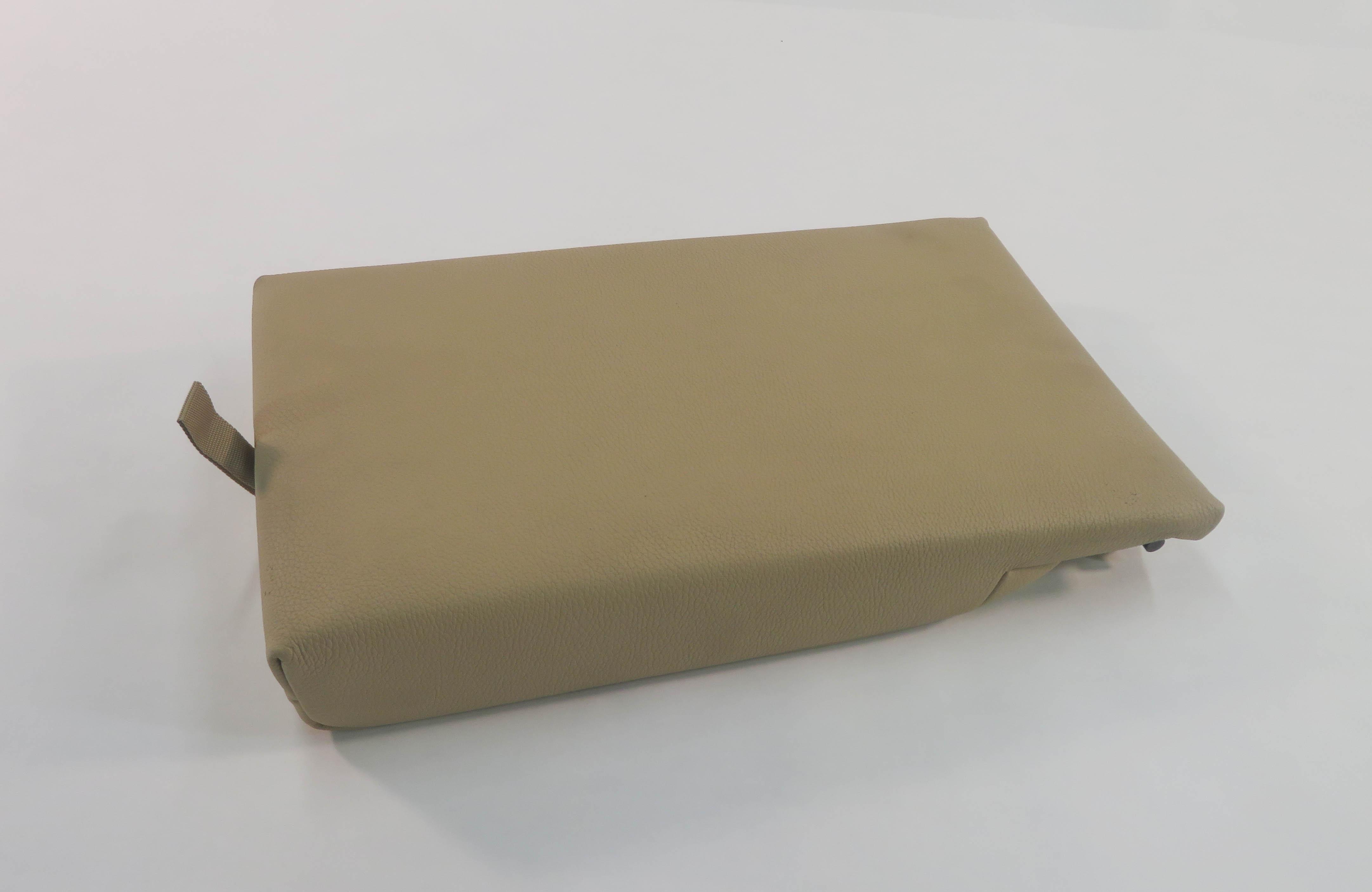 2013 BMW ACTIVEHYBRID-3 (F30) REAR SEAT CENTER ARMREST CUP HOLDER (BEIGE) — exact item pictured