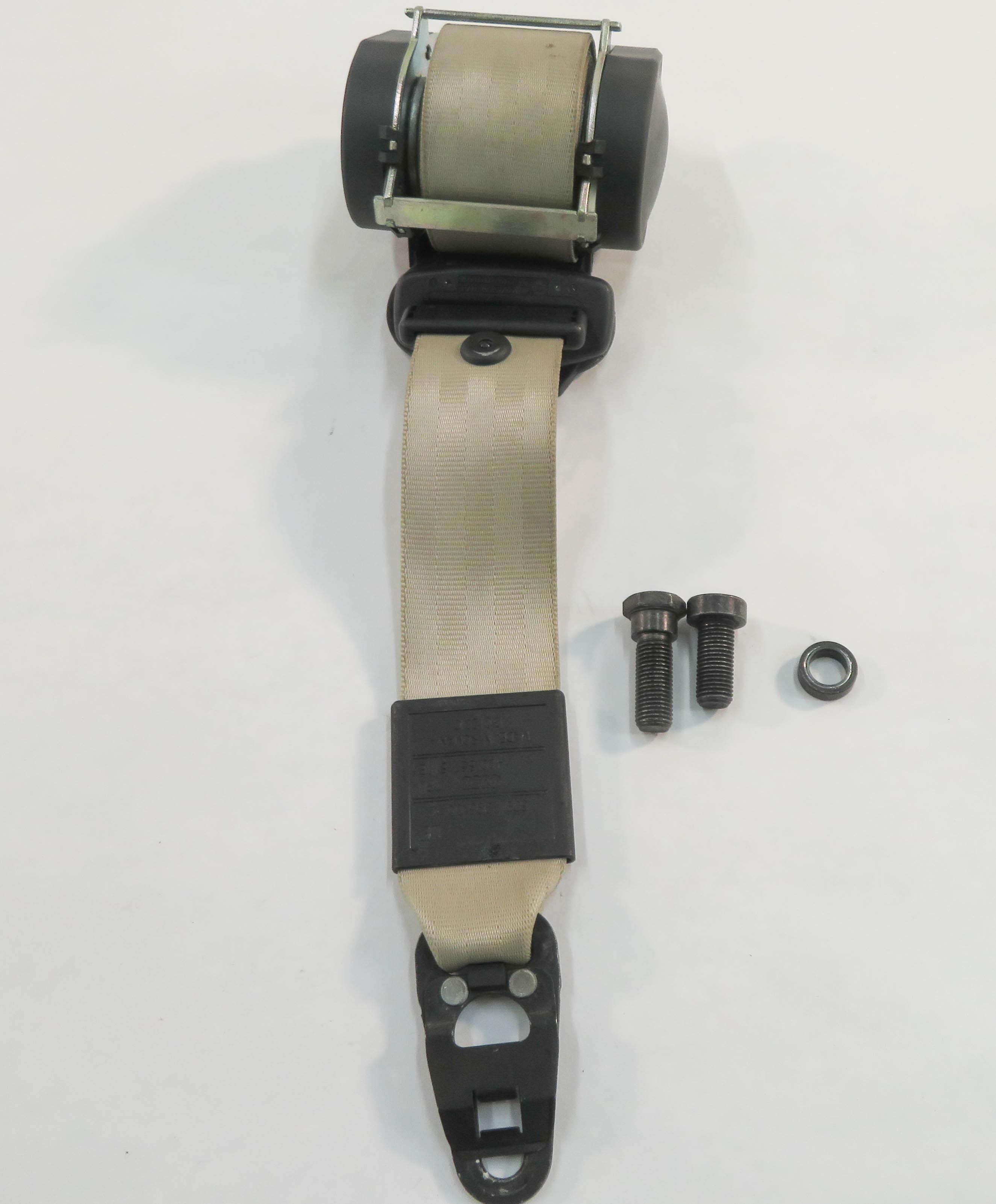 2010 AUDI Q7 (4L) RIGHT REAR 3rd THIRD ROW SEAT SEATBELT RETRACTOR (BEIGE) — exact item pictured