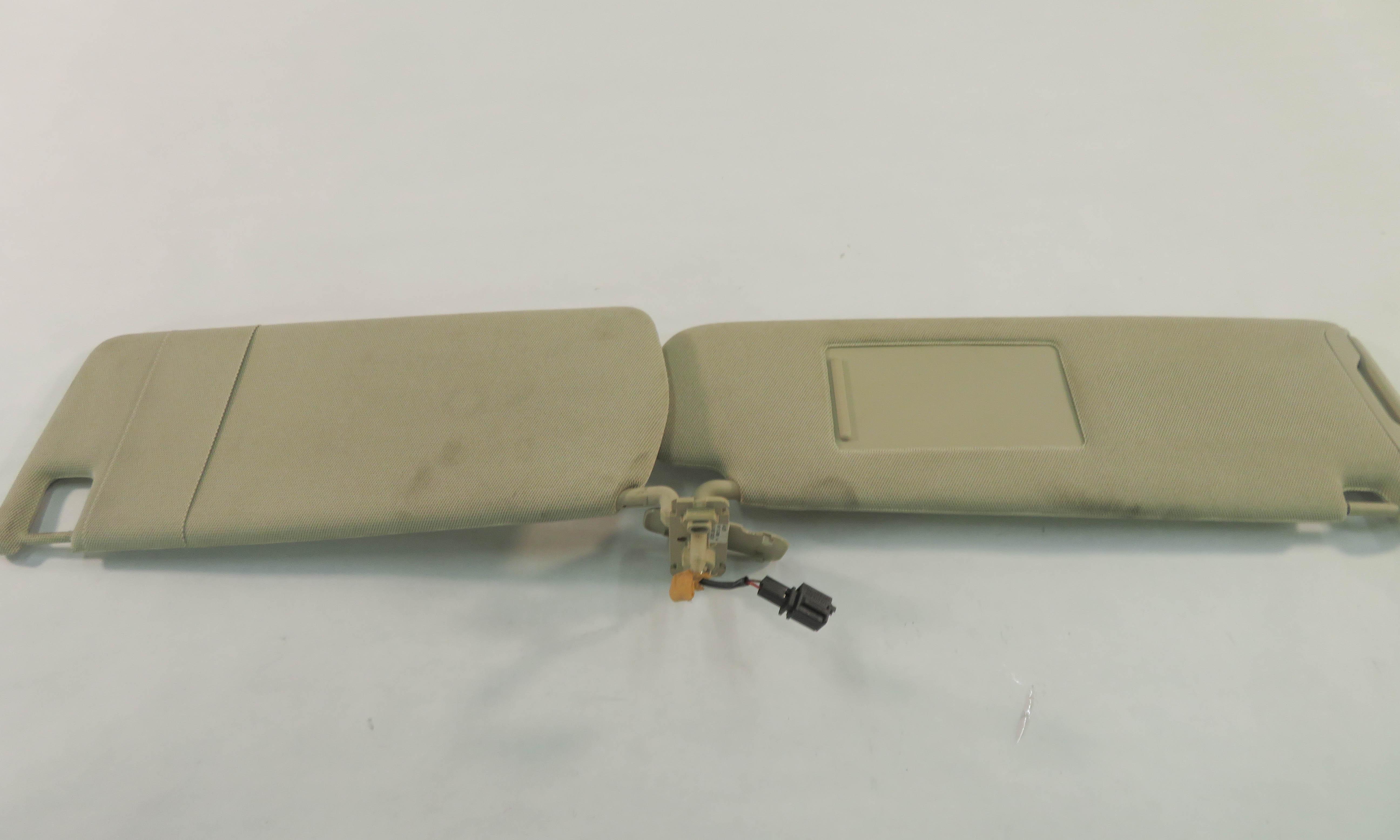 2007-2015 AUDI Q7 (4L) RIGHT FRONT PASSENGER SUNVISOR (BEIGE) — exact item pictured