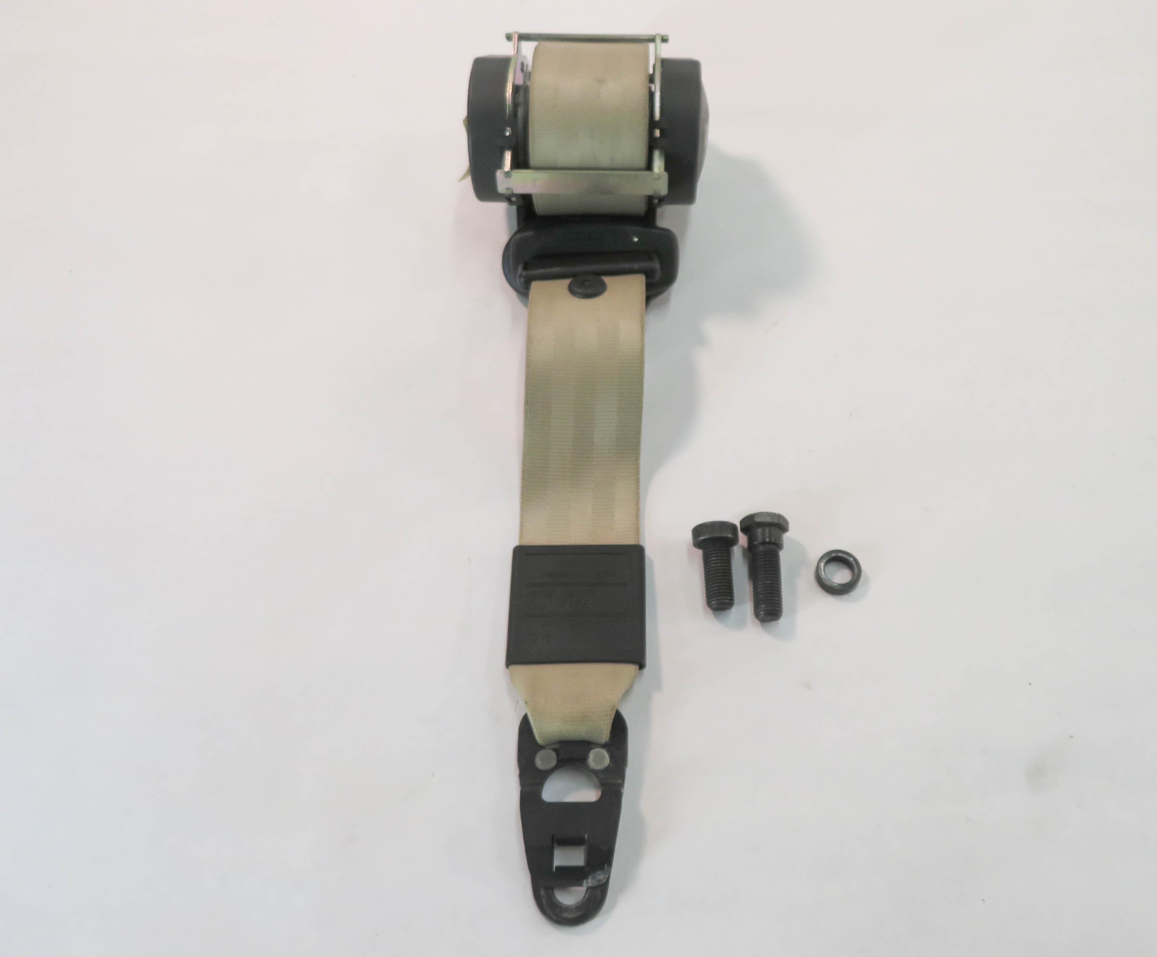 2010 AUDI Q7 (4L) LEFT REAR 3rd THIRD ROW SEAT SEATBELT RETRACTOR (BEIGE) — exact item pictured