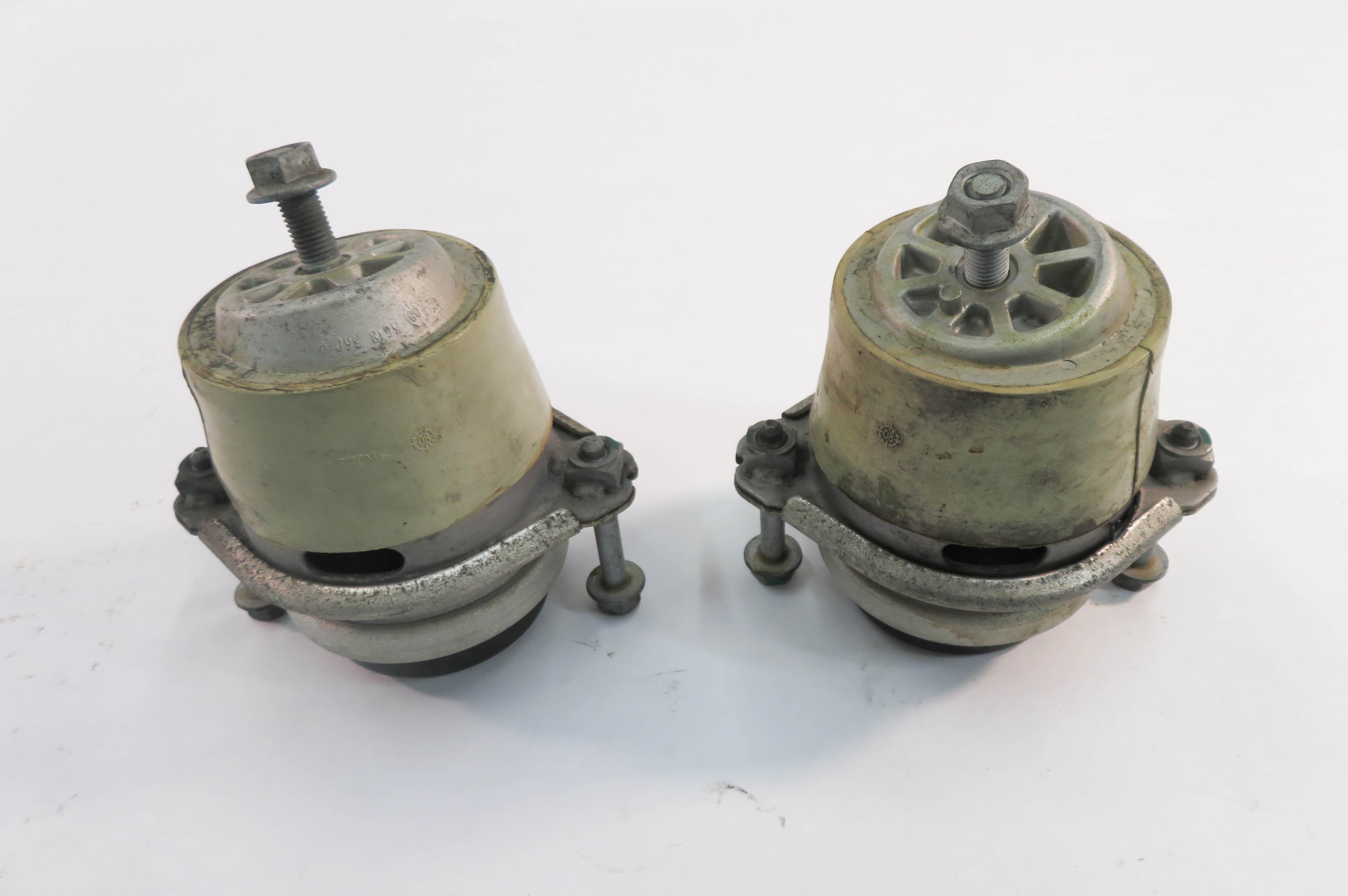 2009 PORSCHE CAYENNE GTS (957) 4.8L M48 ENGINE - LEFT & RIGHT MOTOR MOUNT SET-2 — exact item pictured