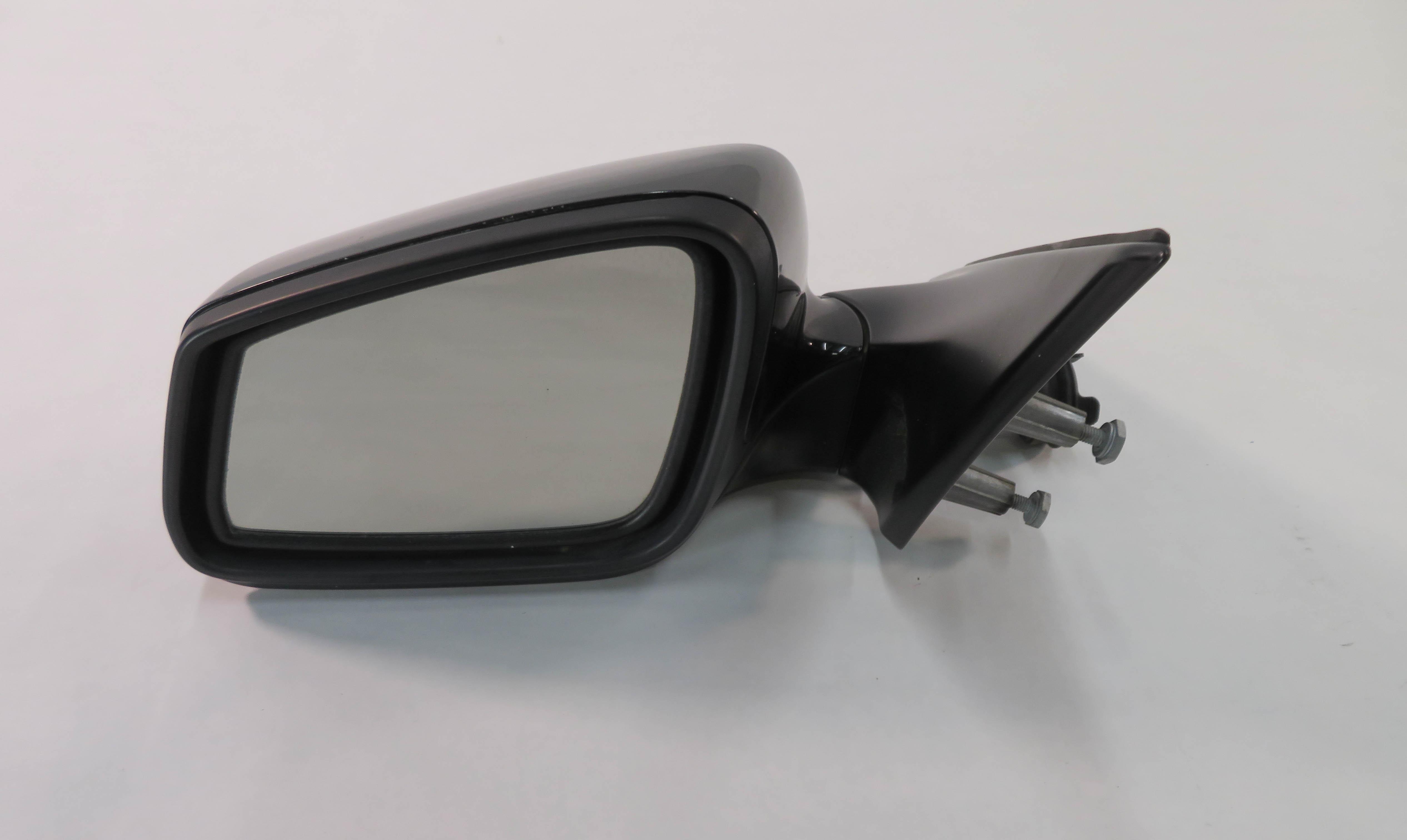 09-12 BMW 740i 750i 760i (F01) LEFT P-FOLD HEATED AUTODIM DOOR MIRROR (BLACK) — exact item pictured