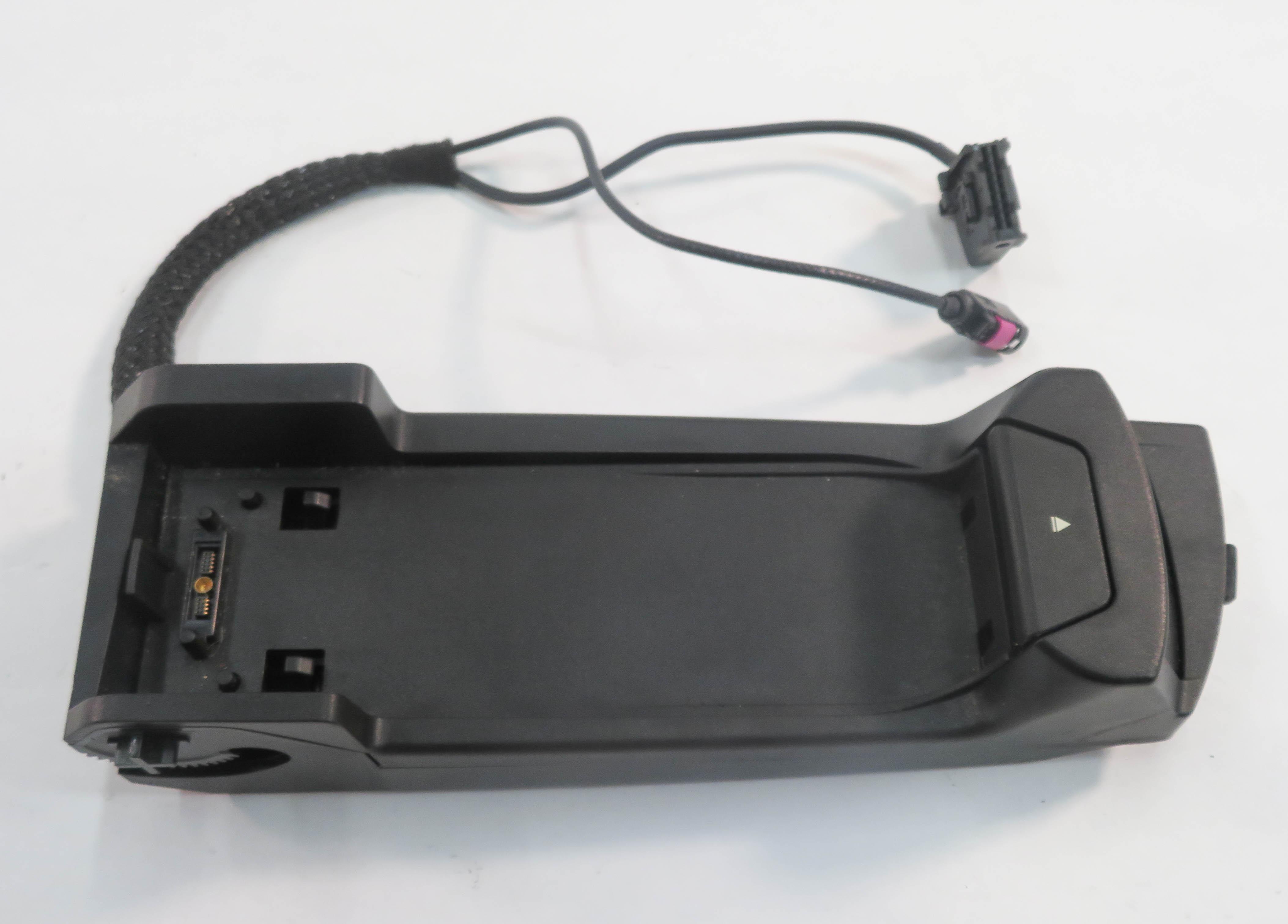2011 BMW 740i (F01) FRONT CENTER CONSOLE CELL PHONE SNAP IN CRADLE HOLDER — exact item pictured