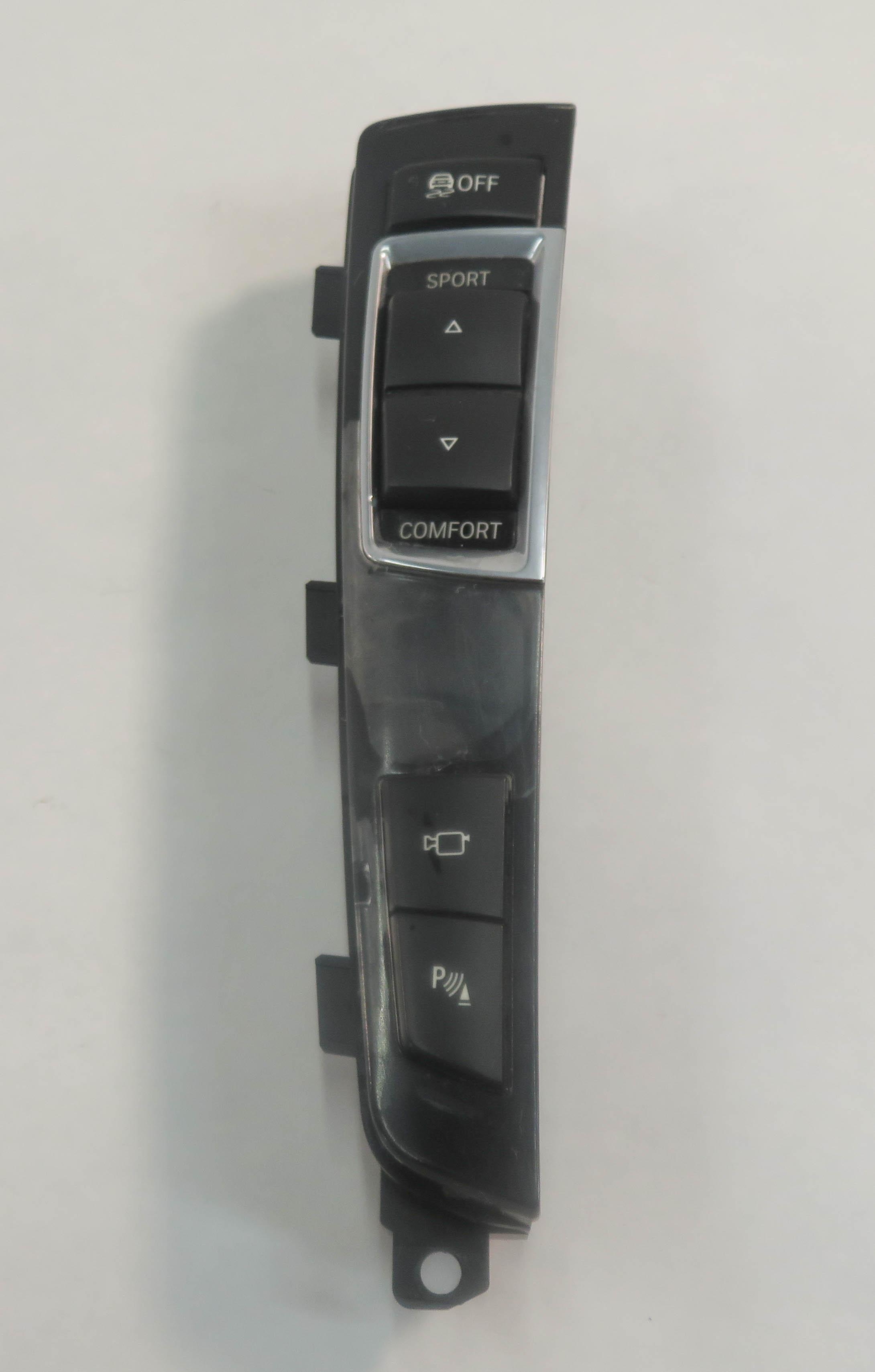 2009 BMW 750i (F01) TRACTION CONTROL PDC SPORT COMFORT CAMERA SWITCH BUTTON — exact item pictured