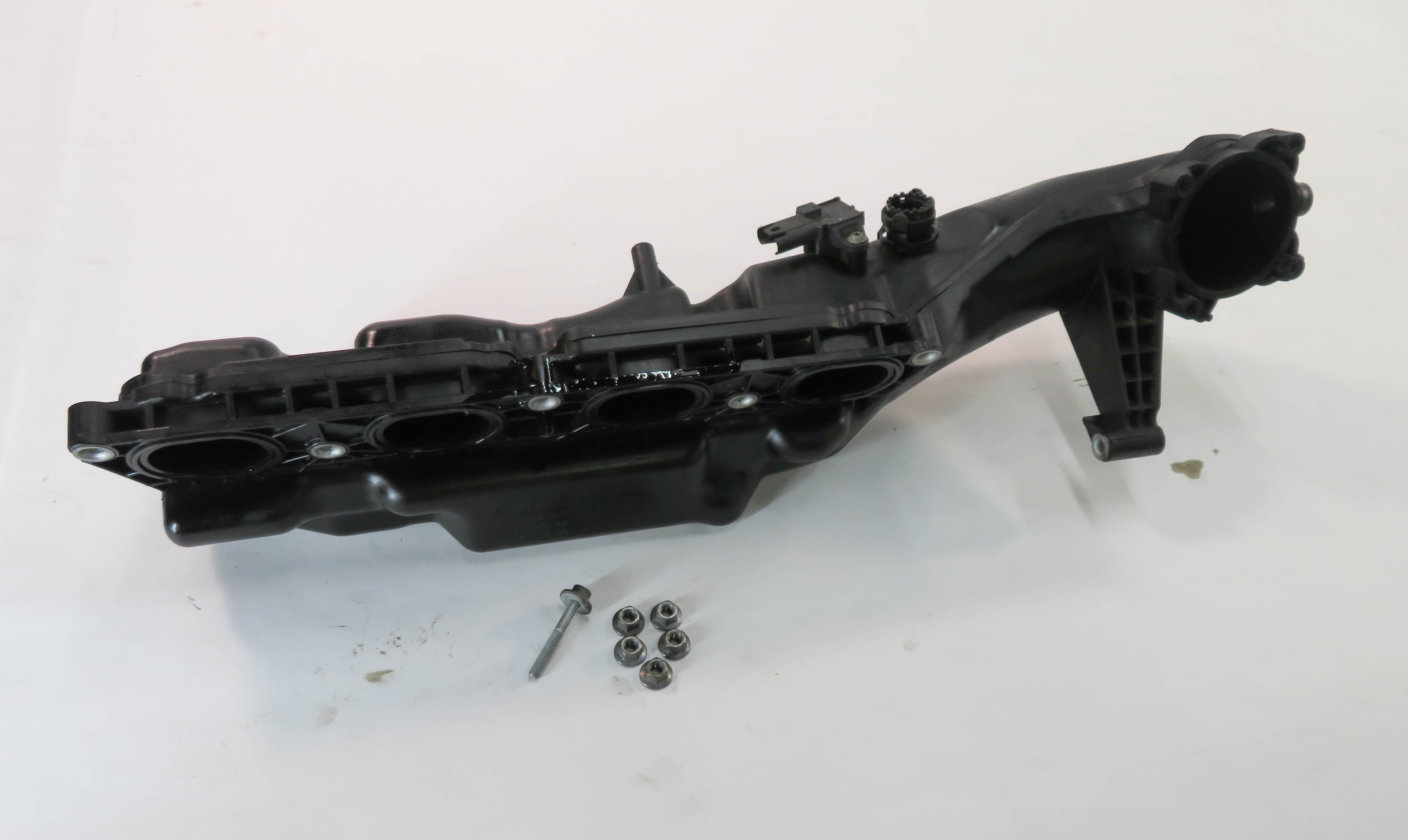 08-14 BMW 550i 650i 750i X5 X6 (F01 F10 E70 E71) 4.4L N63 LEFT INTAKE MANIFOLD — exact item pictured