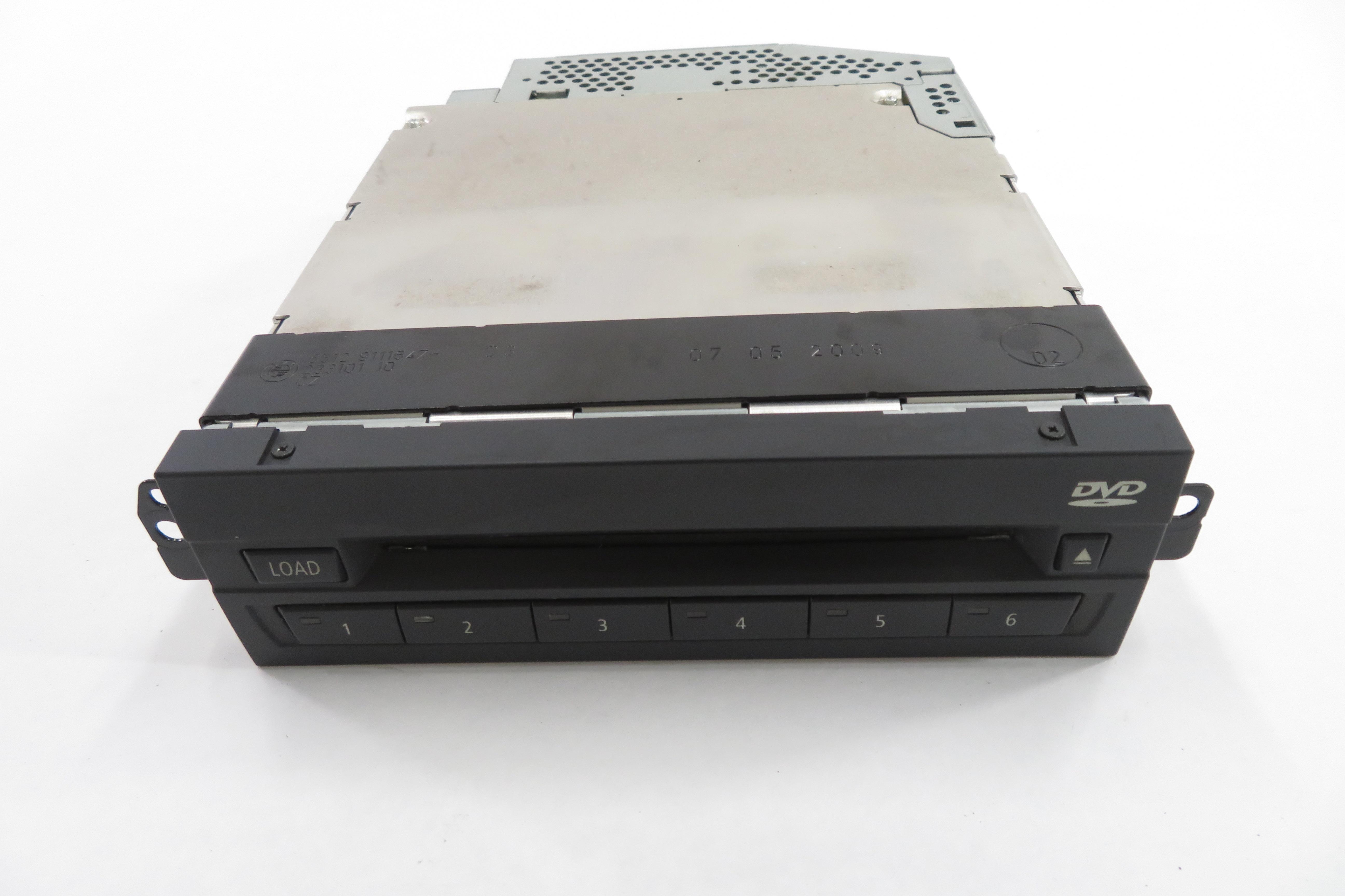 2008-2010 BMW 750i X5 X6 Z4 (F01 E70 E71 E89) VIDEO PLAYER 6-DISC DVD CHANGER — exact item pictured