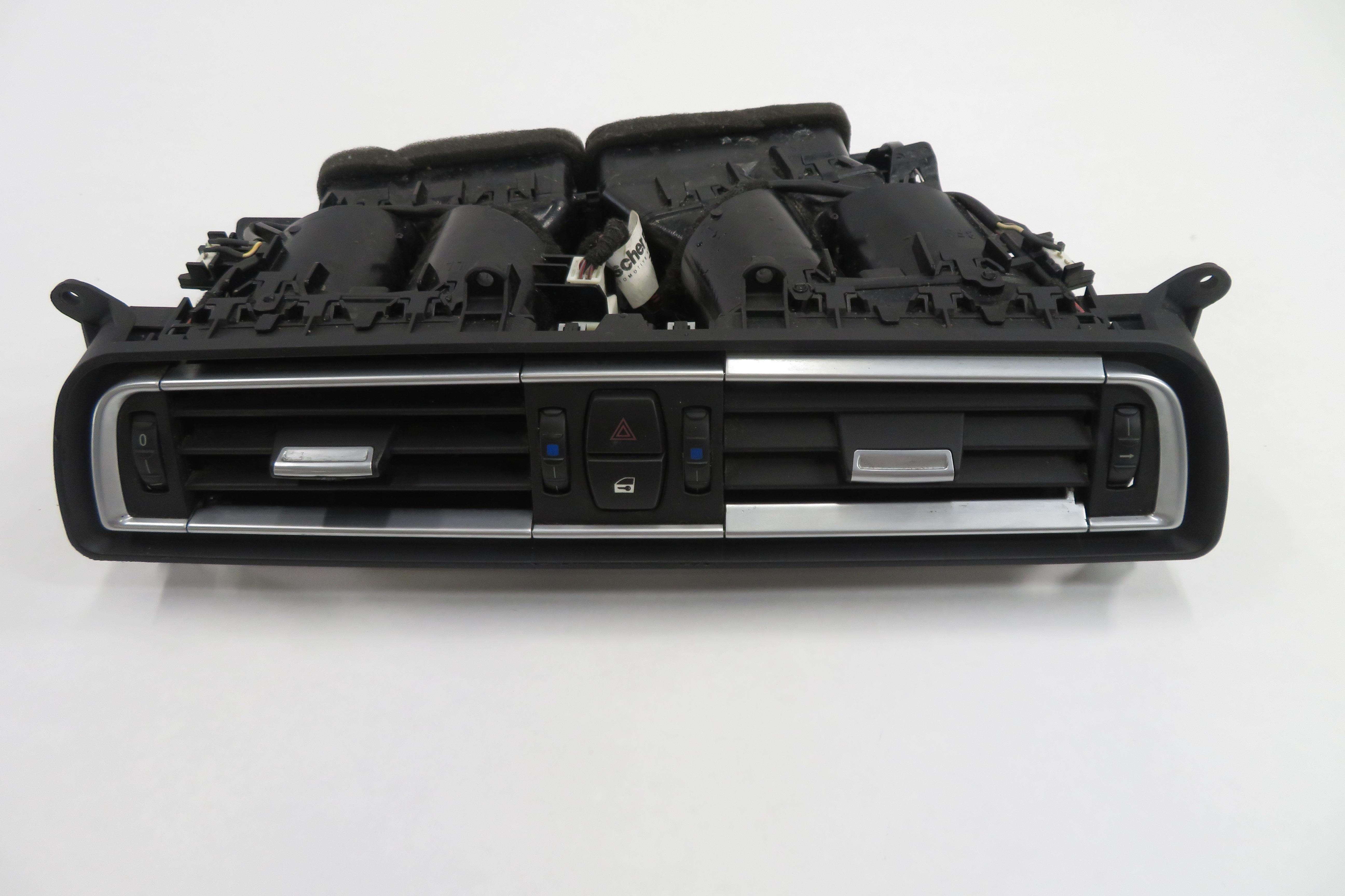 2009 BMW 750i (F01) CENTER DASH HEATER A/C AIR VENT w/ HAZARD & CENTRAL LOCK — exact item pictured