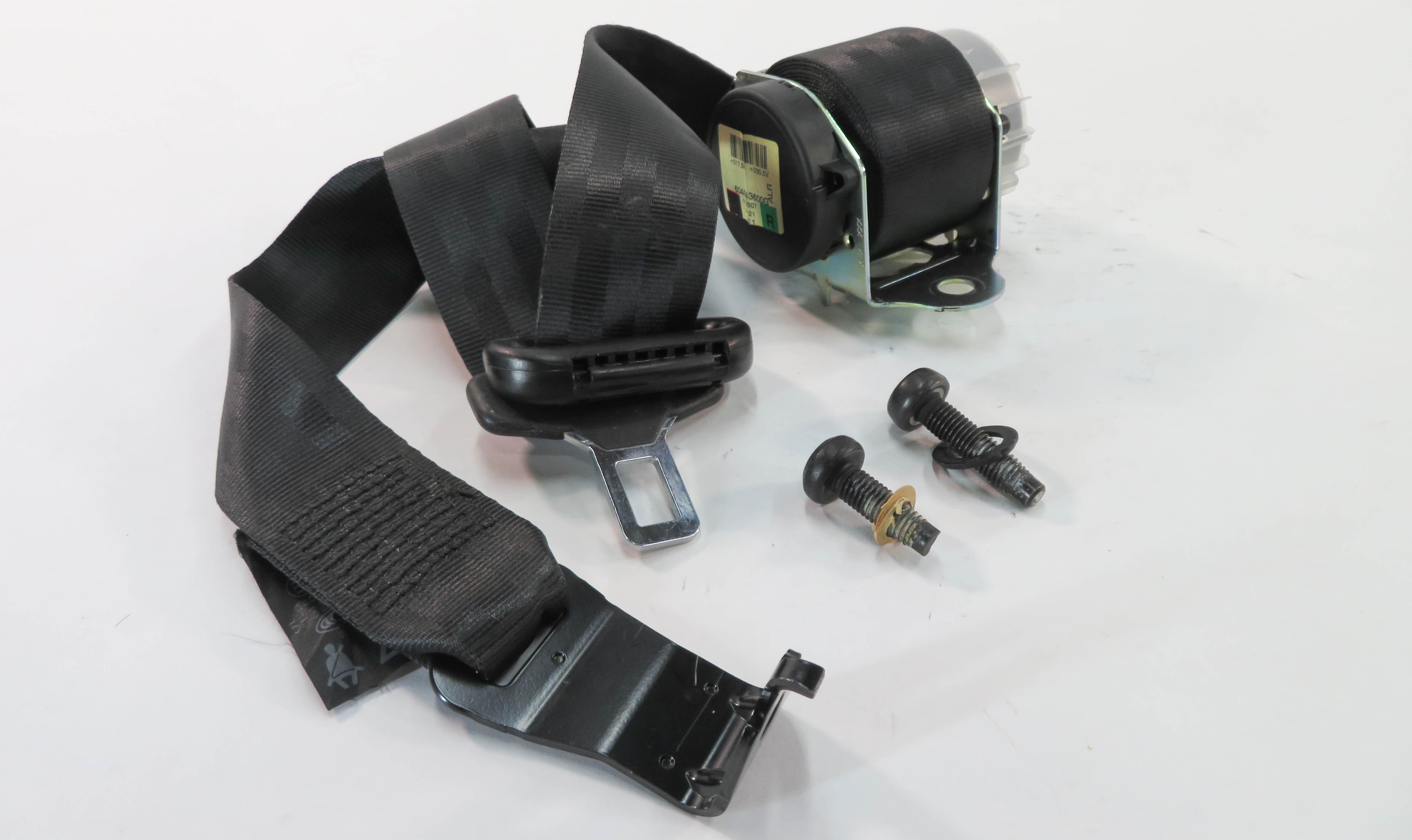 2011 RANGE ROVER SPORT (L320) RIGHT REAR 2nd SECOND ROW SEATBELT RETRACTOR BLACK — exact item pictured
