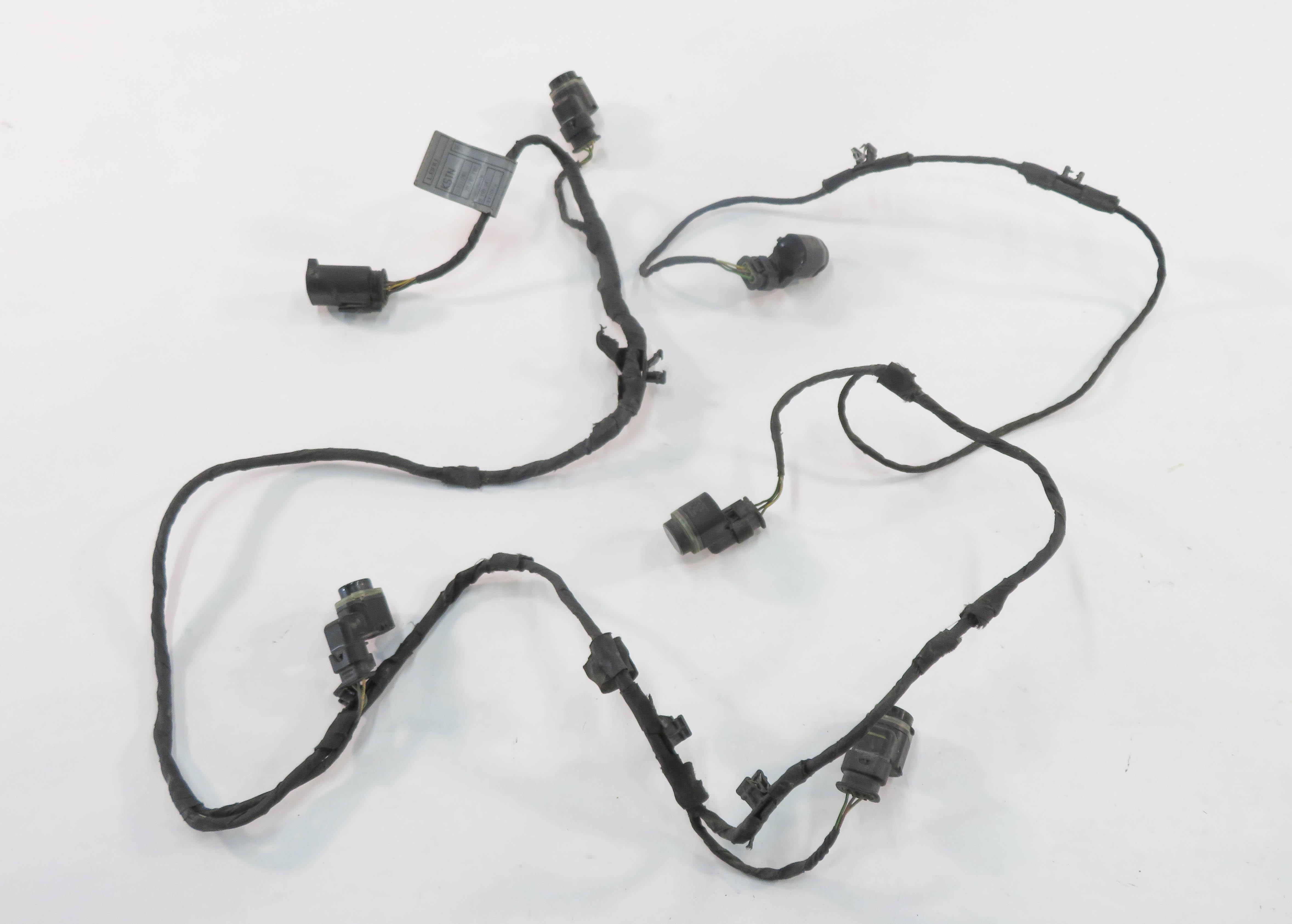 2009 BMW 750i (F01) FRONT PDC PARK DISTANCE SENSOR SET-4 w/ HANRESS (GRAY A90) — exact item pictured