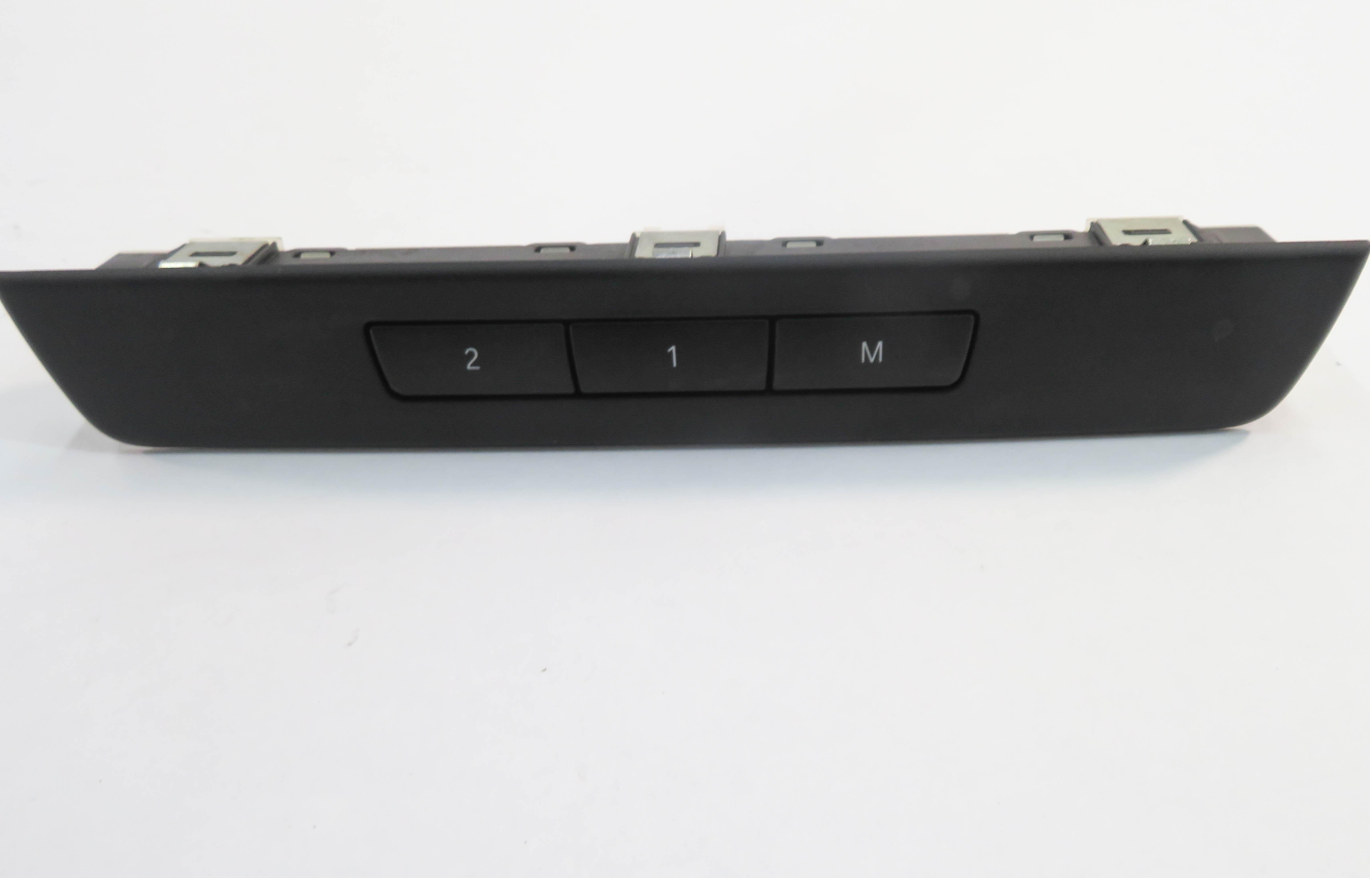 2009 BMW 750i (F01) RIGHT FRONT PASSENGER SEAT MEMORY POSITION SWITCH PANEL — exact item pictured