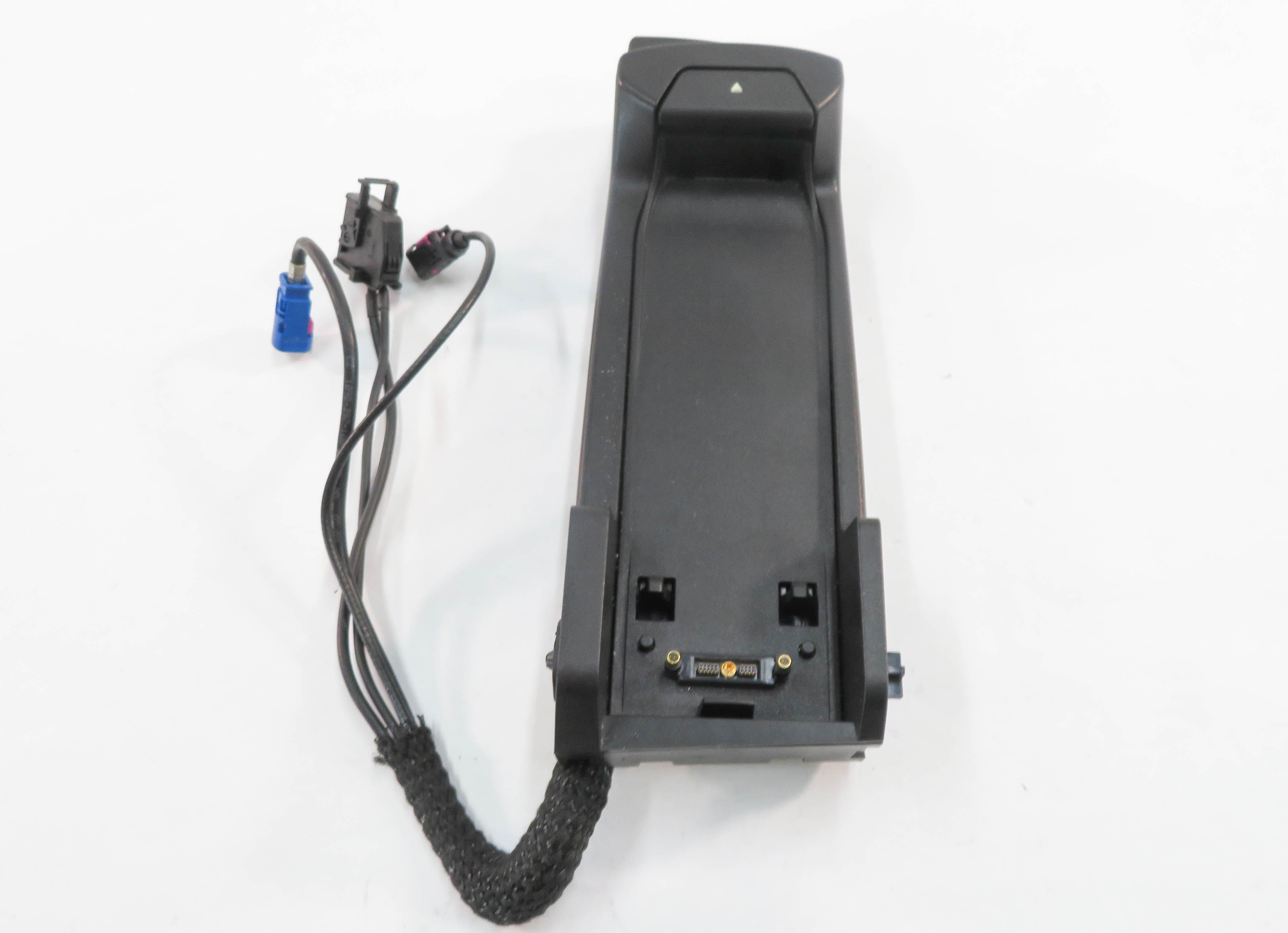 2009 BMW 750i (F01) FRONT CENTER CONSOLE CELL PHONE SNAP IN CRADLE — exact item pictured