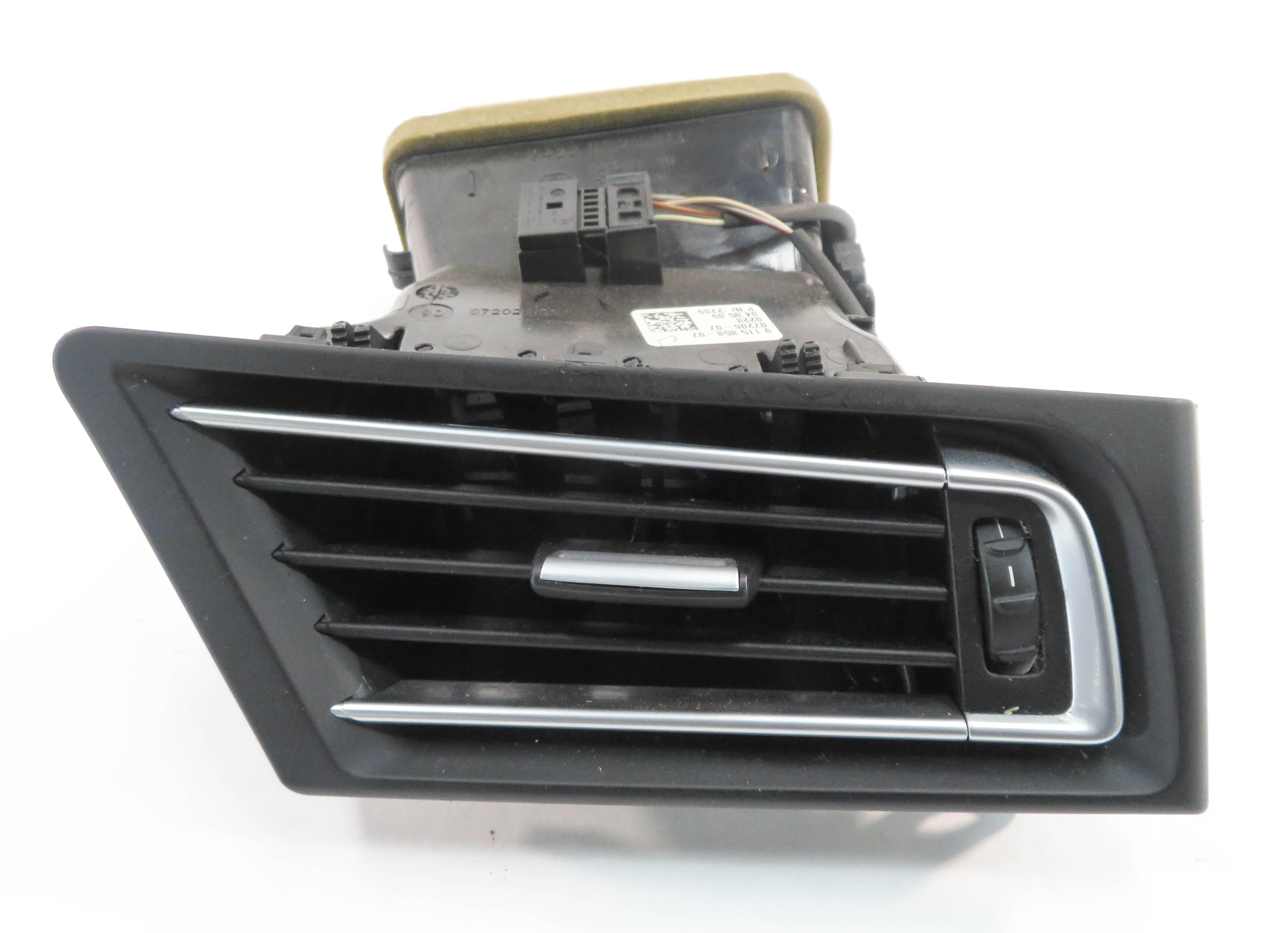 2009 BMW 750i (F01) RIGHT FRONT PASSENGER DASH HEATER A/C AIR VENT — exact item pictured