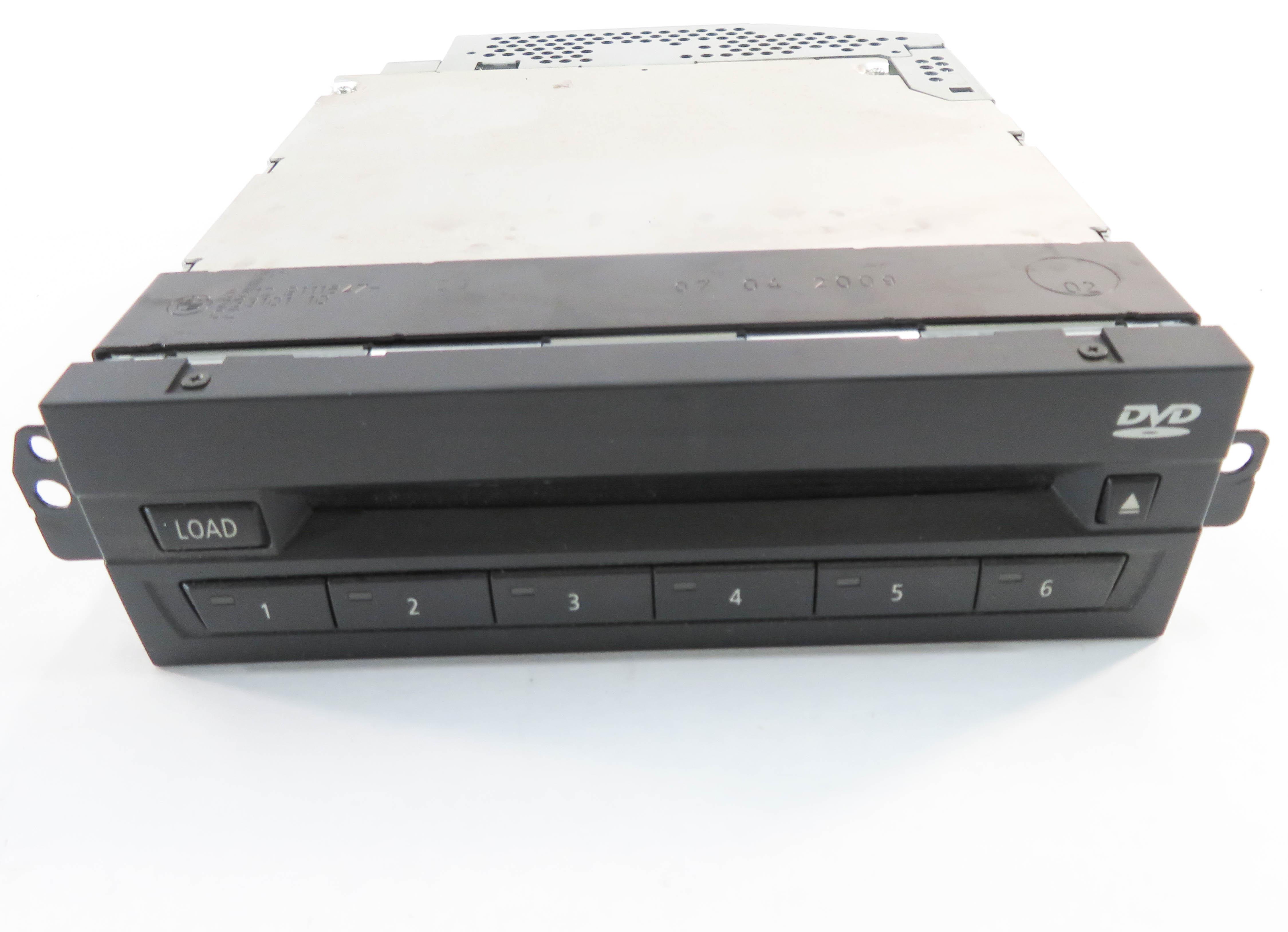 2008-2010 BMW 750i X5 X6 Z4 (F01 E70 E71 E89) VIDEO PLAYER 6-DISC DVD CHANGER — exact item pictured