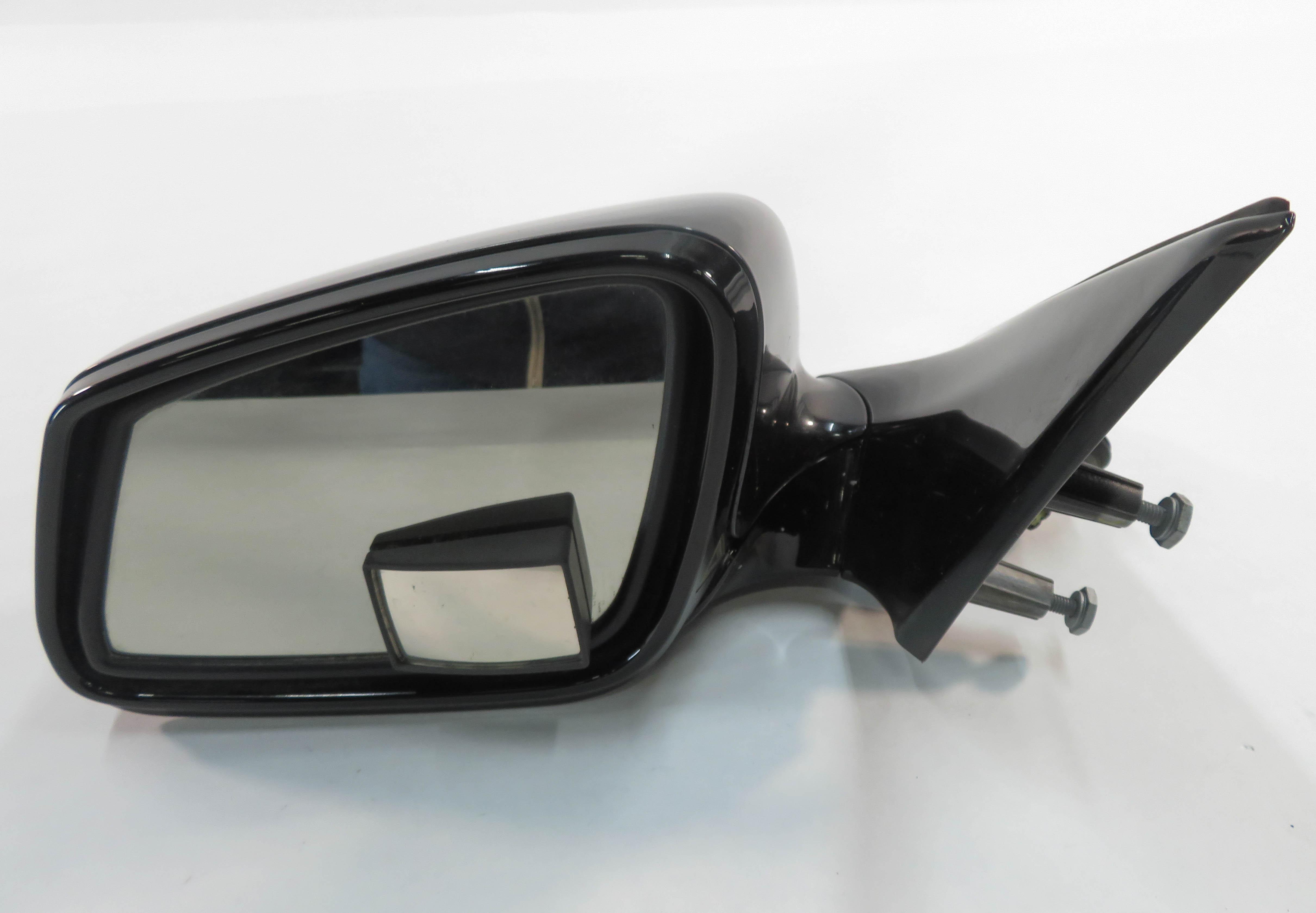 09-12 BMW 740i 750i 760i (F01) LEFT P-FOLD AUTODIM MIRROR w/ BLIND SPOT (GRAY) — exact item pictured