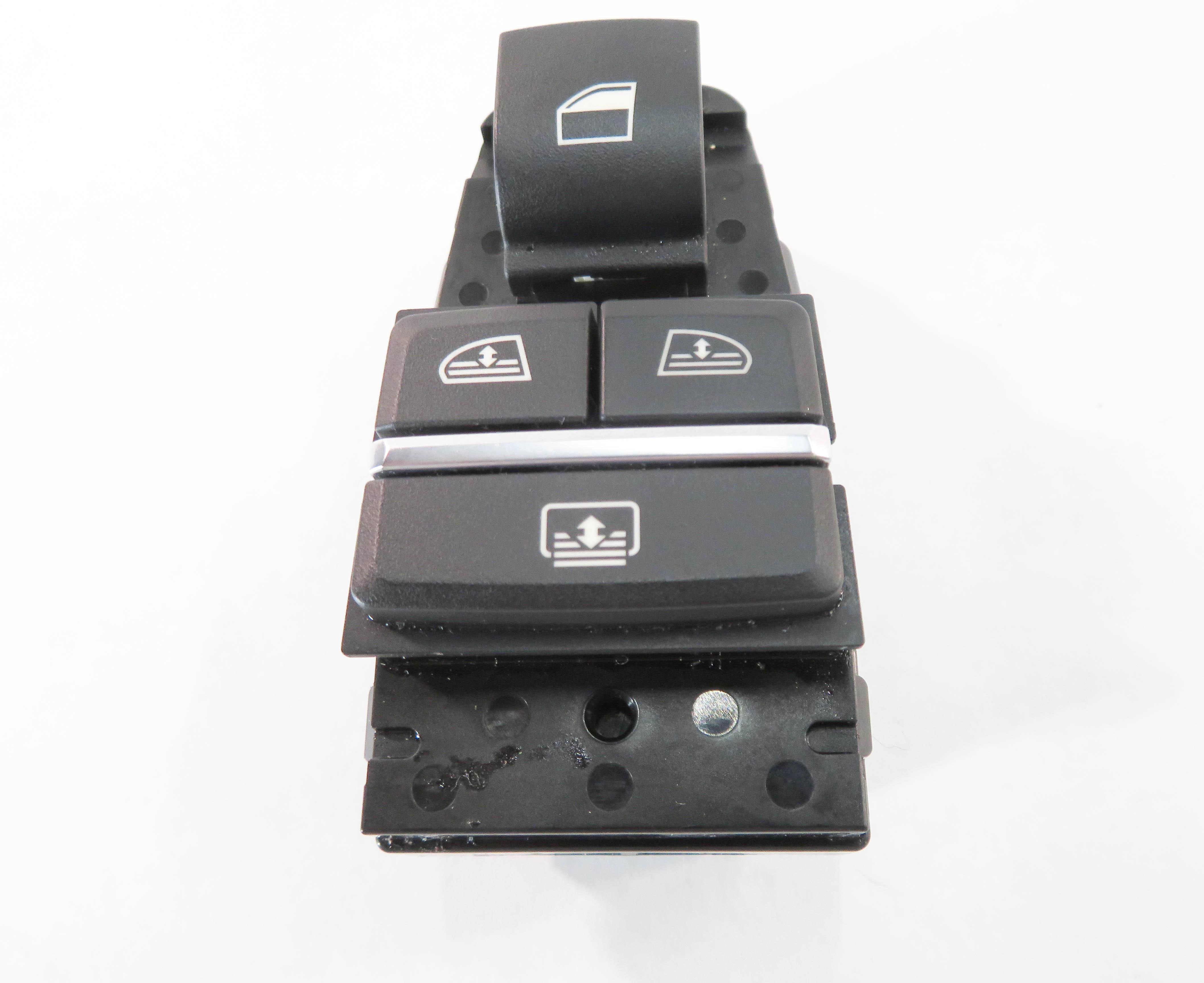2009 BMW 750i (F01) REAR - LEFT / RIGHT DOOR POWER WINDOW SWITCH w/ SHADE — exact item pictured