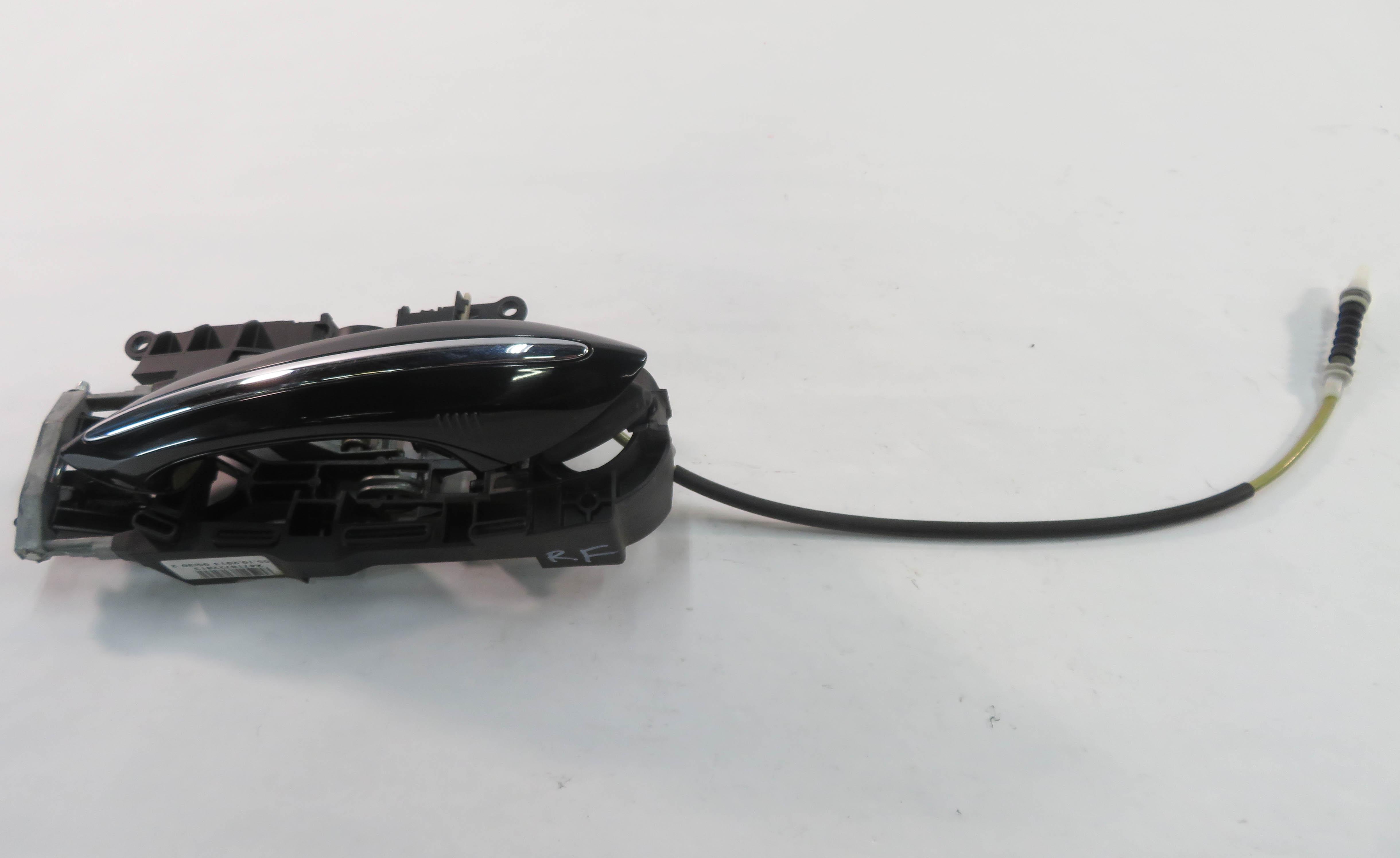 09-18 BMW 528i 535i 550i 740i 750i 760i RIGHT FRONT COMFORT DOOR HANDLE (BLACK) — exact item pictured