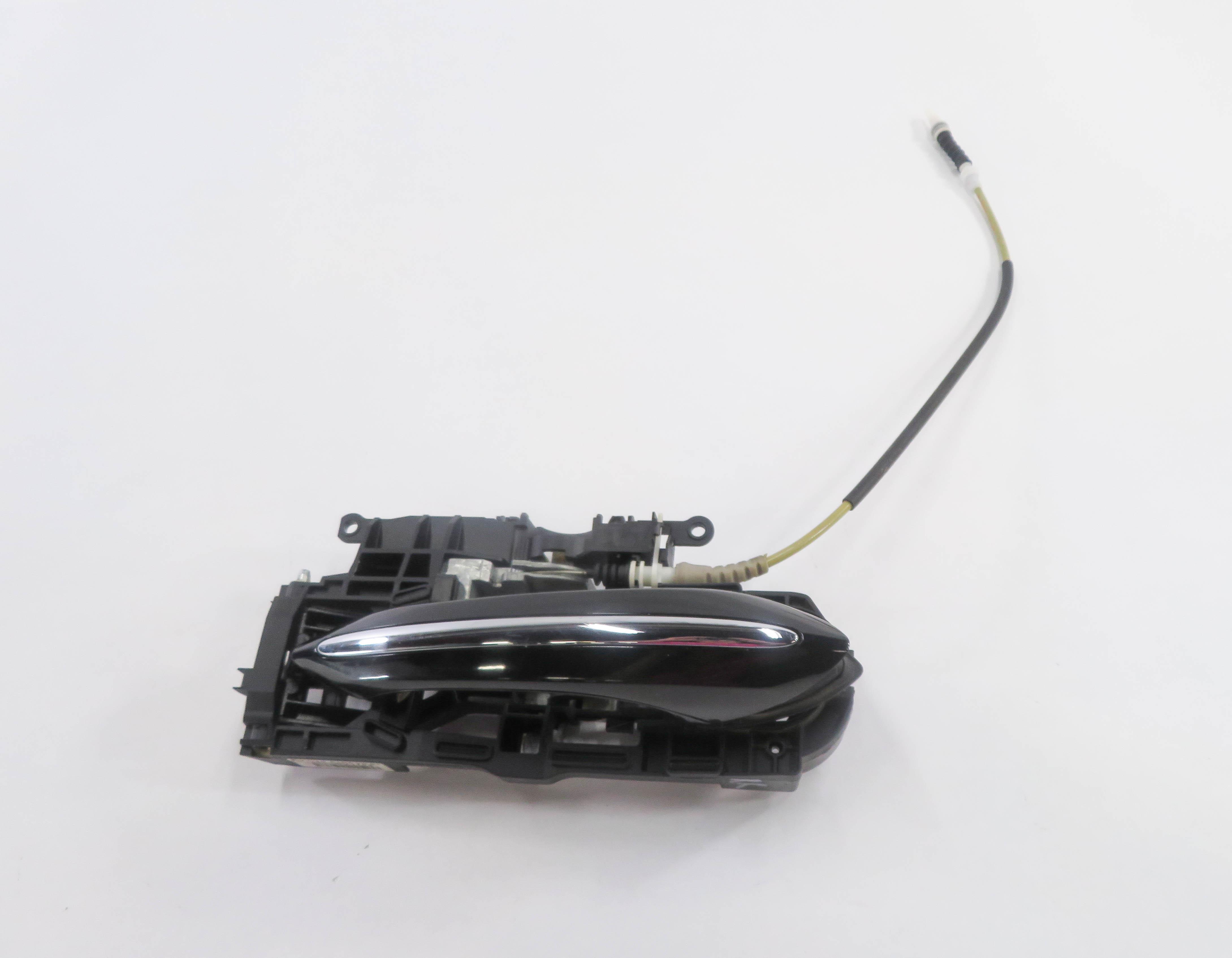 11-16 BMW 528i 535i 550i M5 (F10) RIGHT REAR DOOR HANDLE w/ LIGHT (BLACK 2 668) — exact item pictured