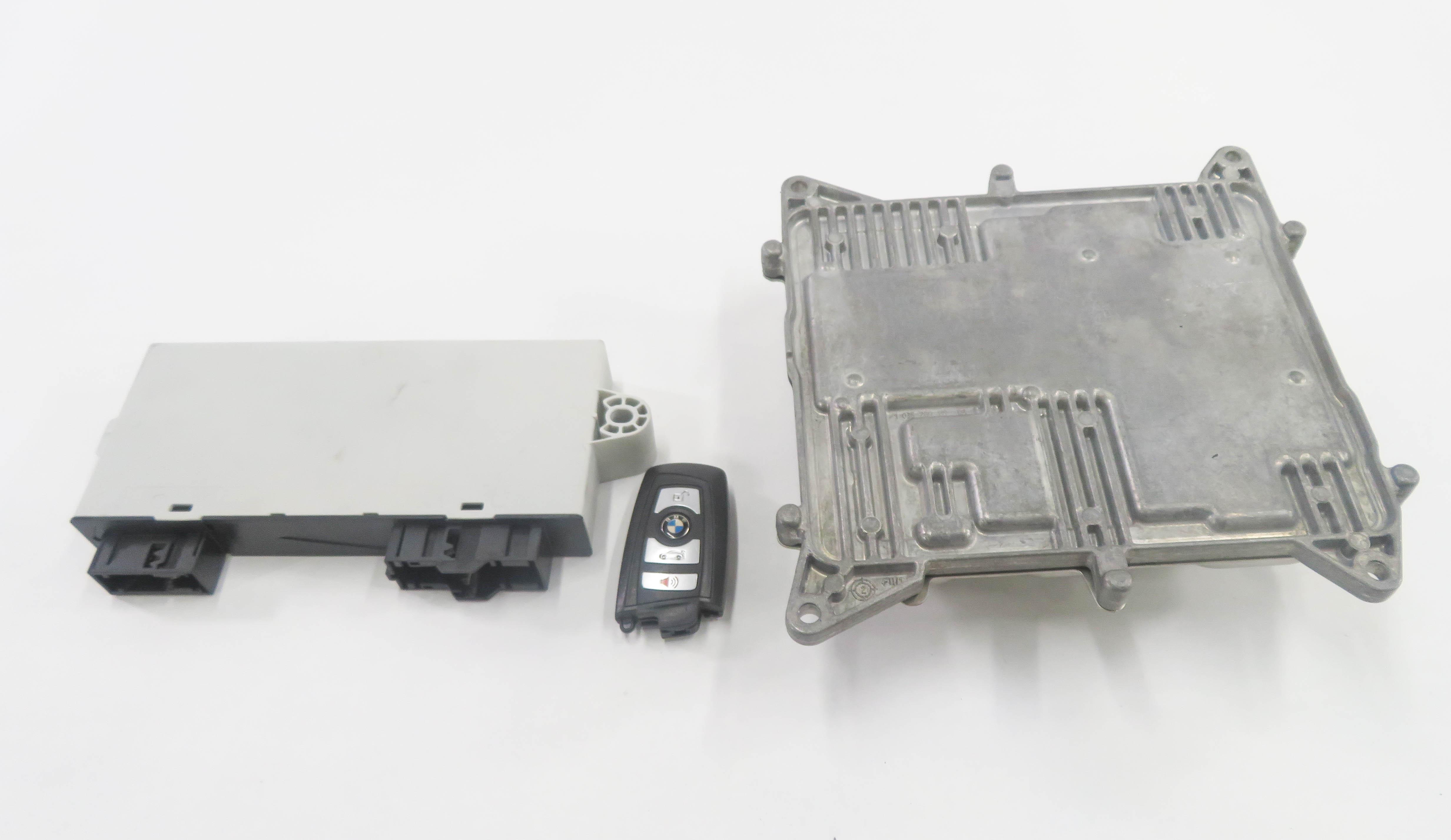 2013 BMW 528i (F10) 2.0L N20 ENGINE DME ECM CAS 4 IMMOBILIZER MODULE KEY SET-3 — exact item pictured