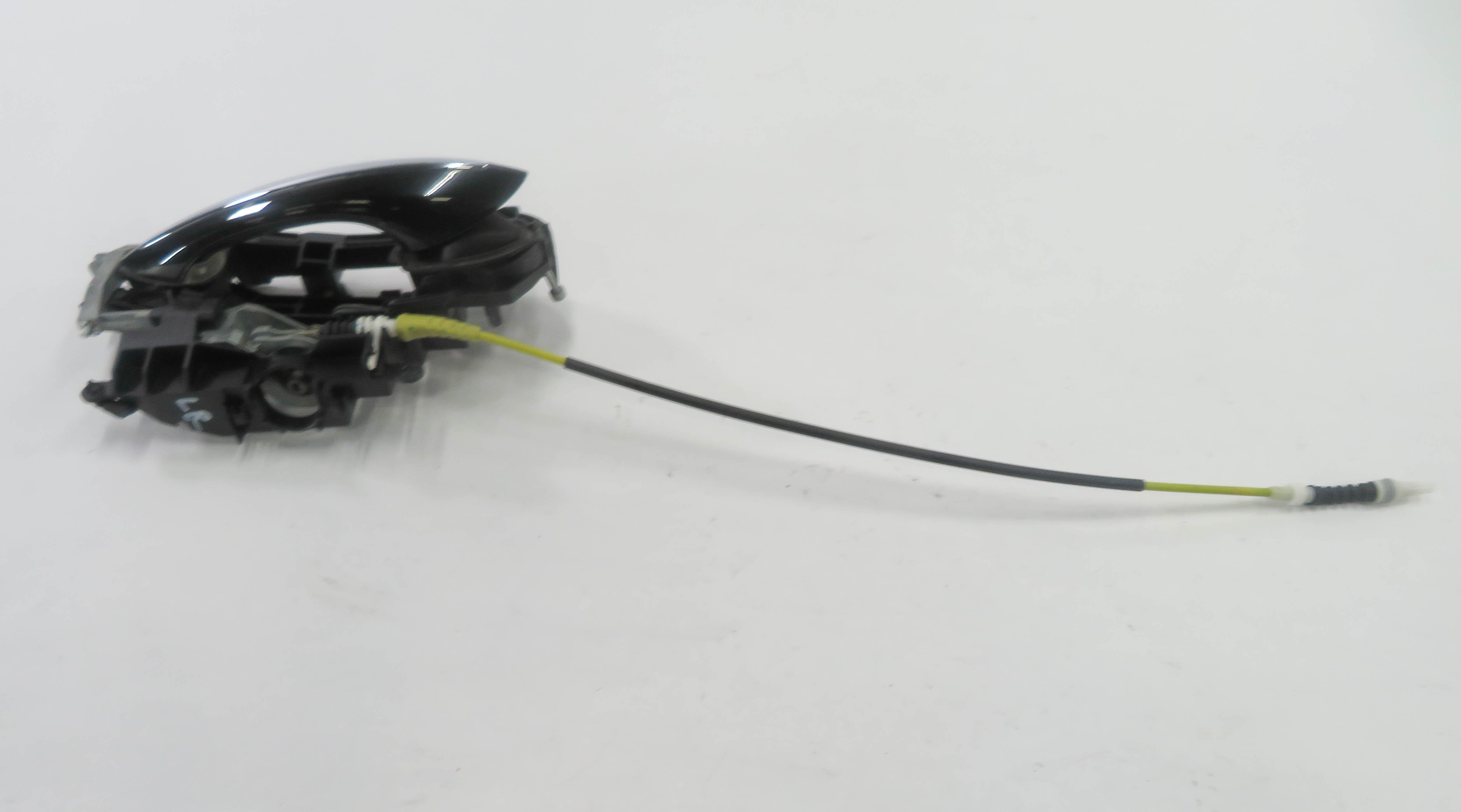 2010-2017 BMW 535iGT 550iGT (F07) LEFT SIDE REAR DOOR HANDLE (BLACK 475) — exact item pictured