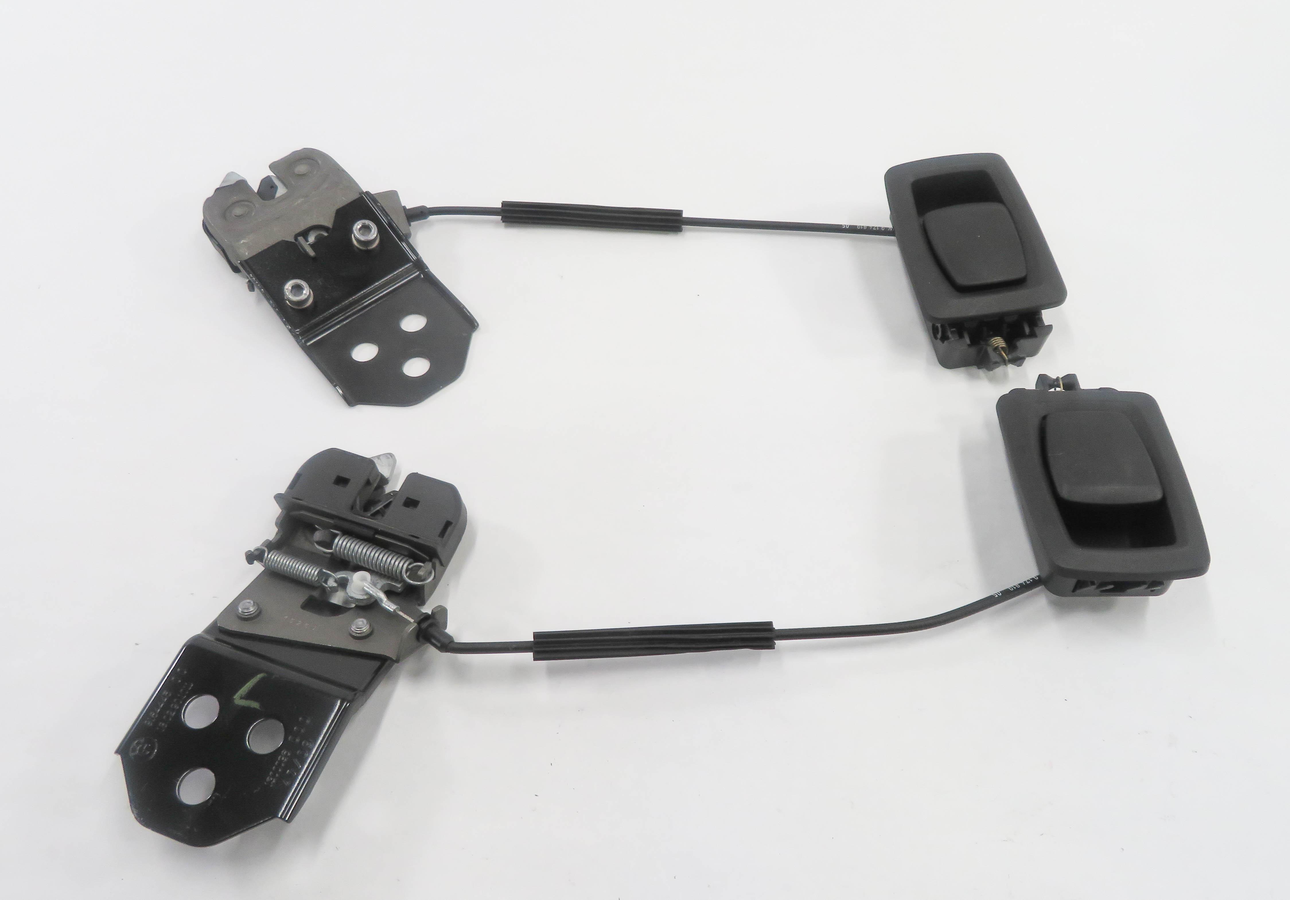 2011 BMW 535iGT (F07) REAR LEFT & RIGHT SEAT RELEASE HANDLE LOCK LATCH SET-2 — exact item pictured