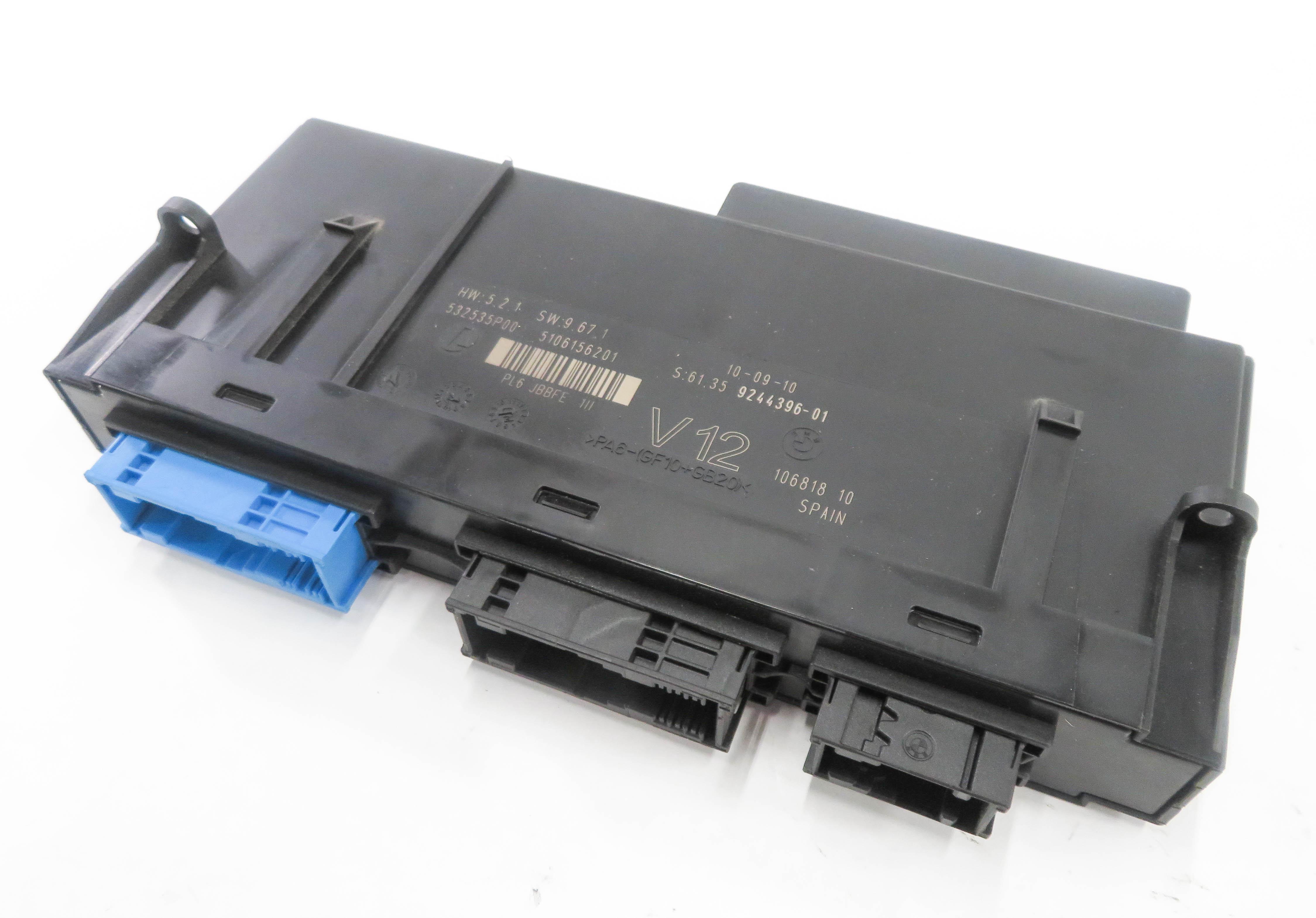 2010-2011 BMW 528i 535i 550i 535iGT 550iGT (F07 F10) MAIN BODY CONTROL MODULE — exact item pictured