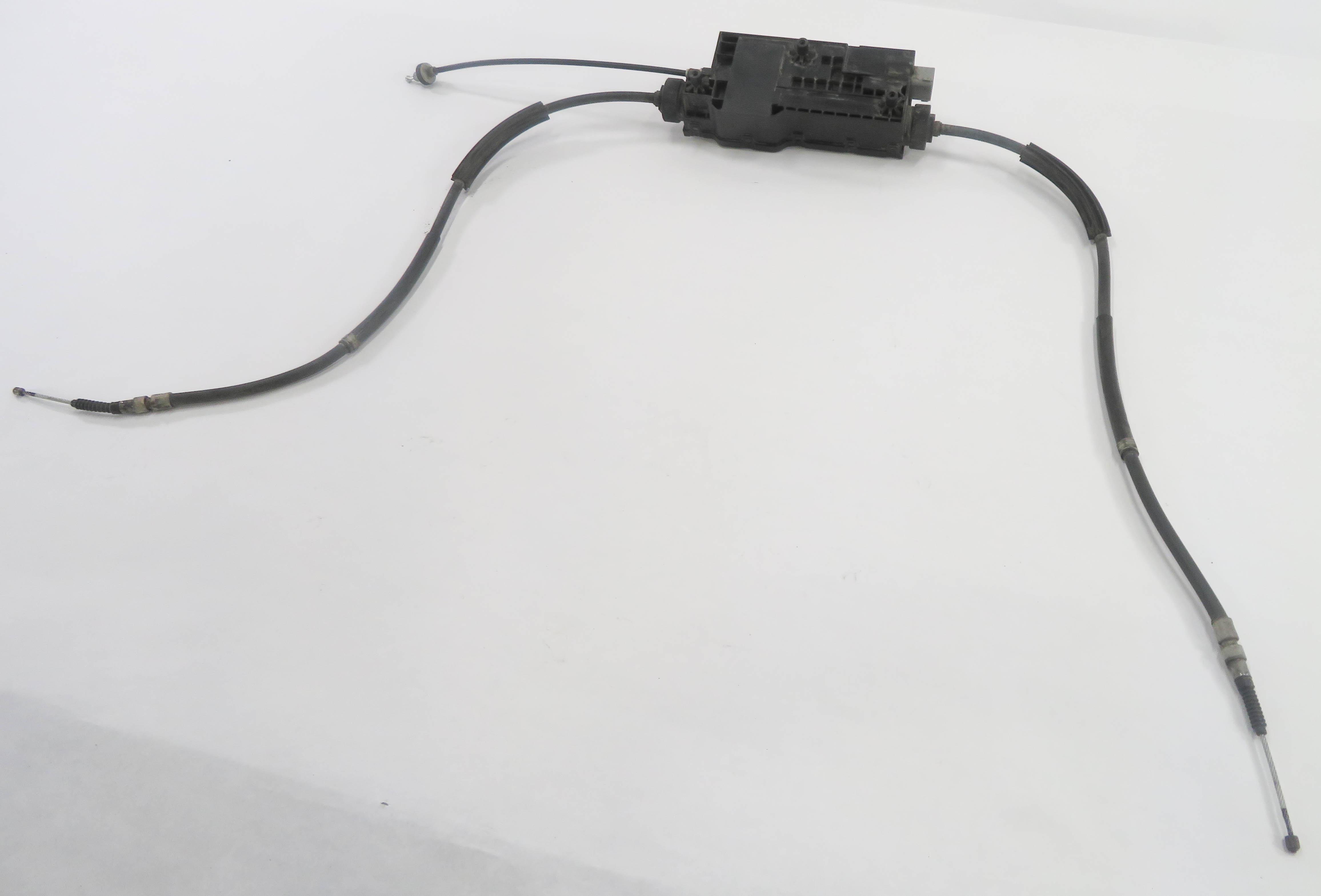 2011 BMW 535iGT (F07) EMERGENCY PARKING BRAKE ACTUATOR MOTOR w/ CABLES — exact item pictured