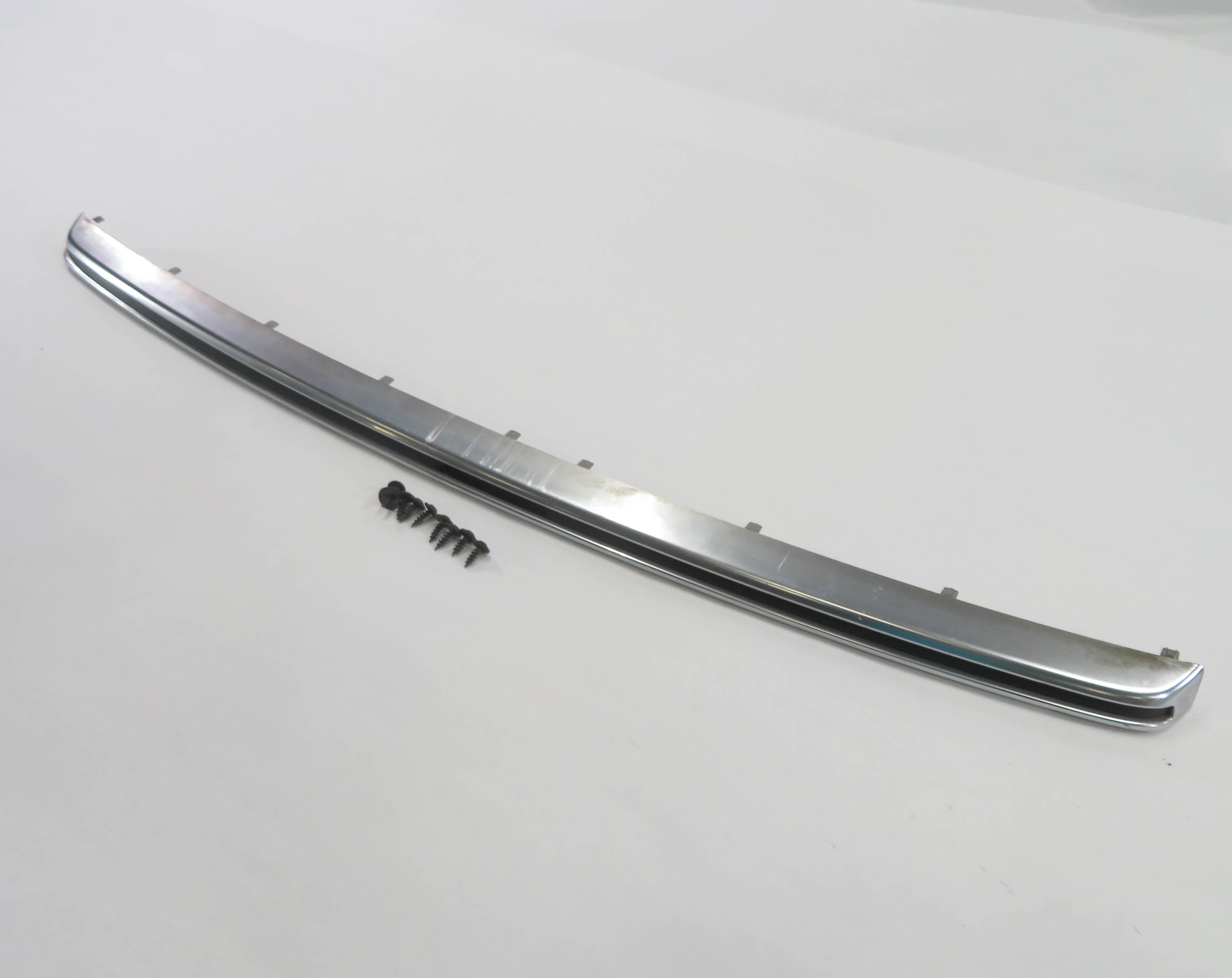 2013 AUDI S5 (B8 8T) REAR BUMPER TRIM STRIP (SILVER) — exact item pictured
