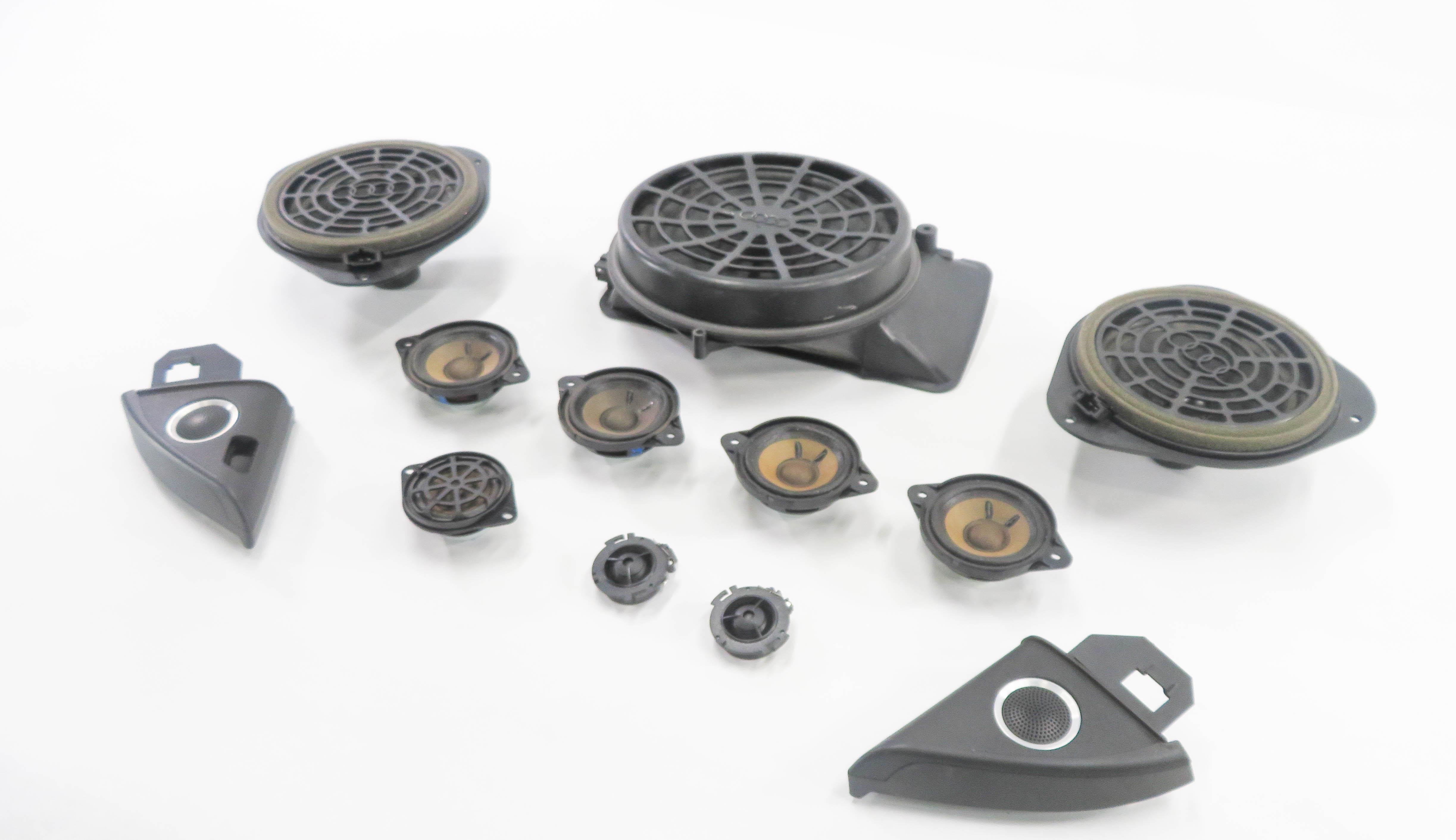 2013 Audi S5 Coupe (B8.5/8.5T) BANG & OLUFSEN AUDIO SOUND SYSTEM SPEAKER SET/12 — exact item pictured