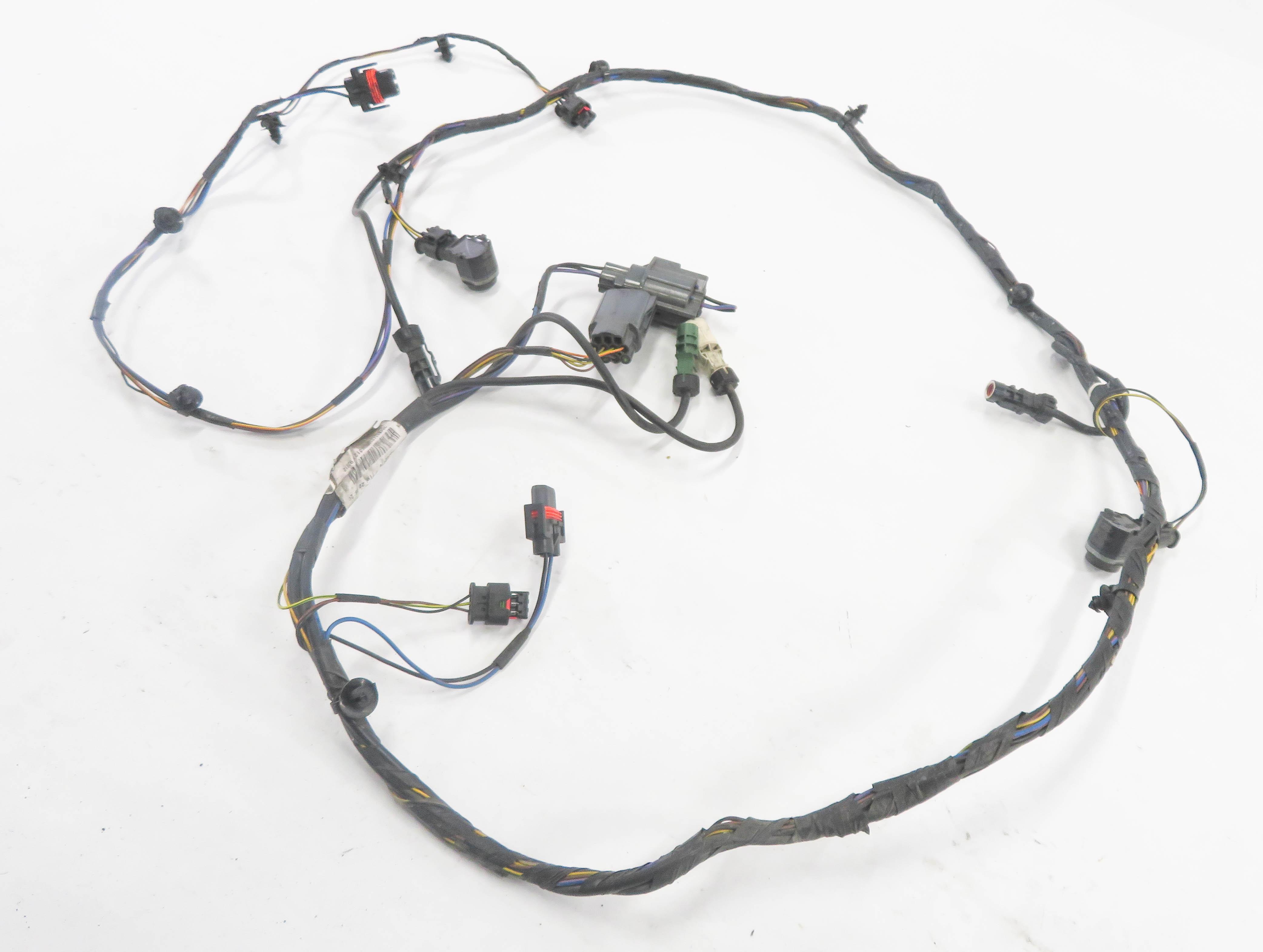 2010 RANGE ROVER SPORT (L320) FRONT PDC SENSOR SET w/ CAMERA HARNESS (BLACK 820) — exact item pictured