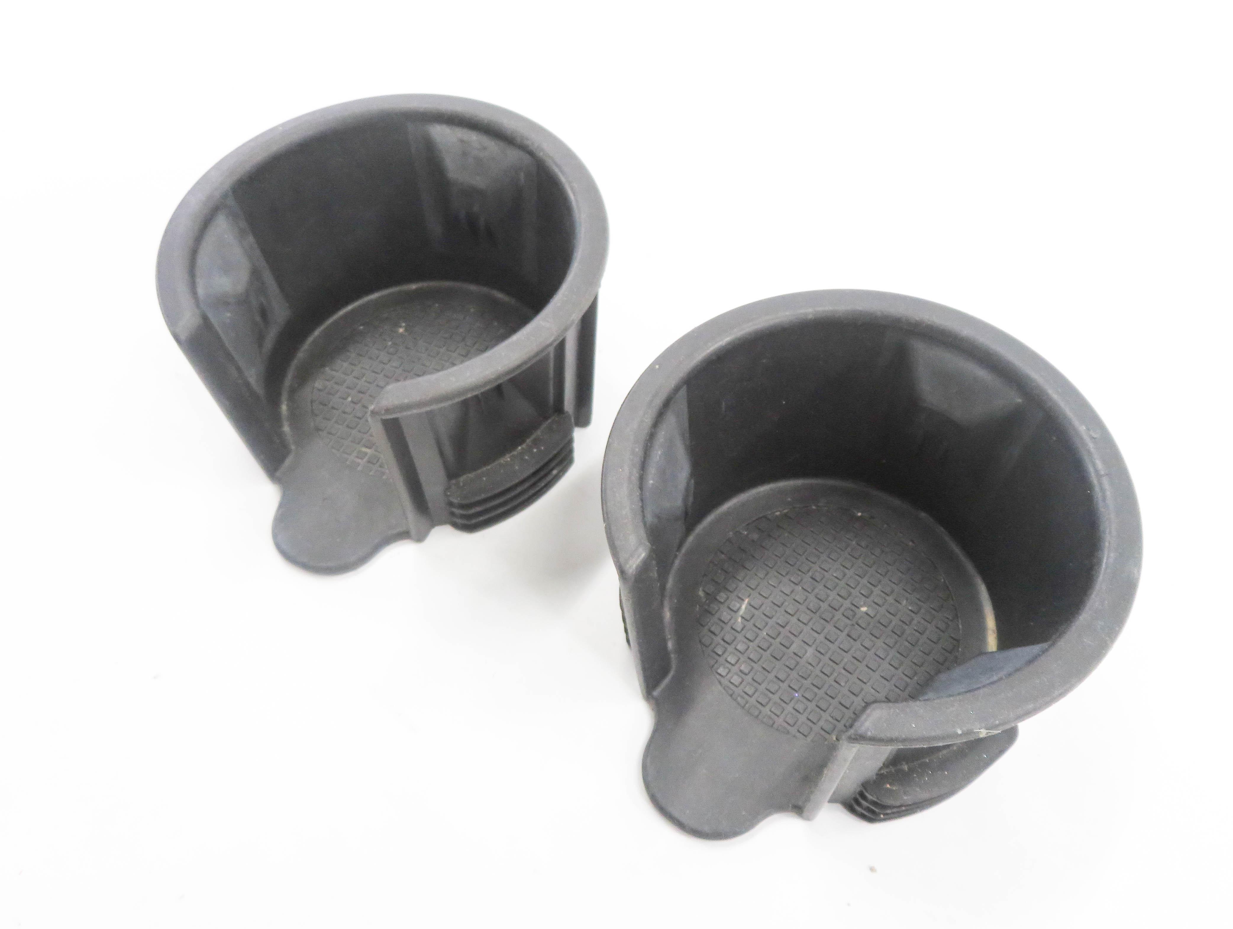 2010 RANGE ROVER SPORT (L320) FRONT CENTER CONSOLE CUP HOLDER INSERT SET-2 — exact item pictured