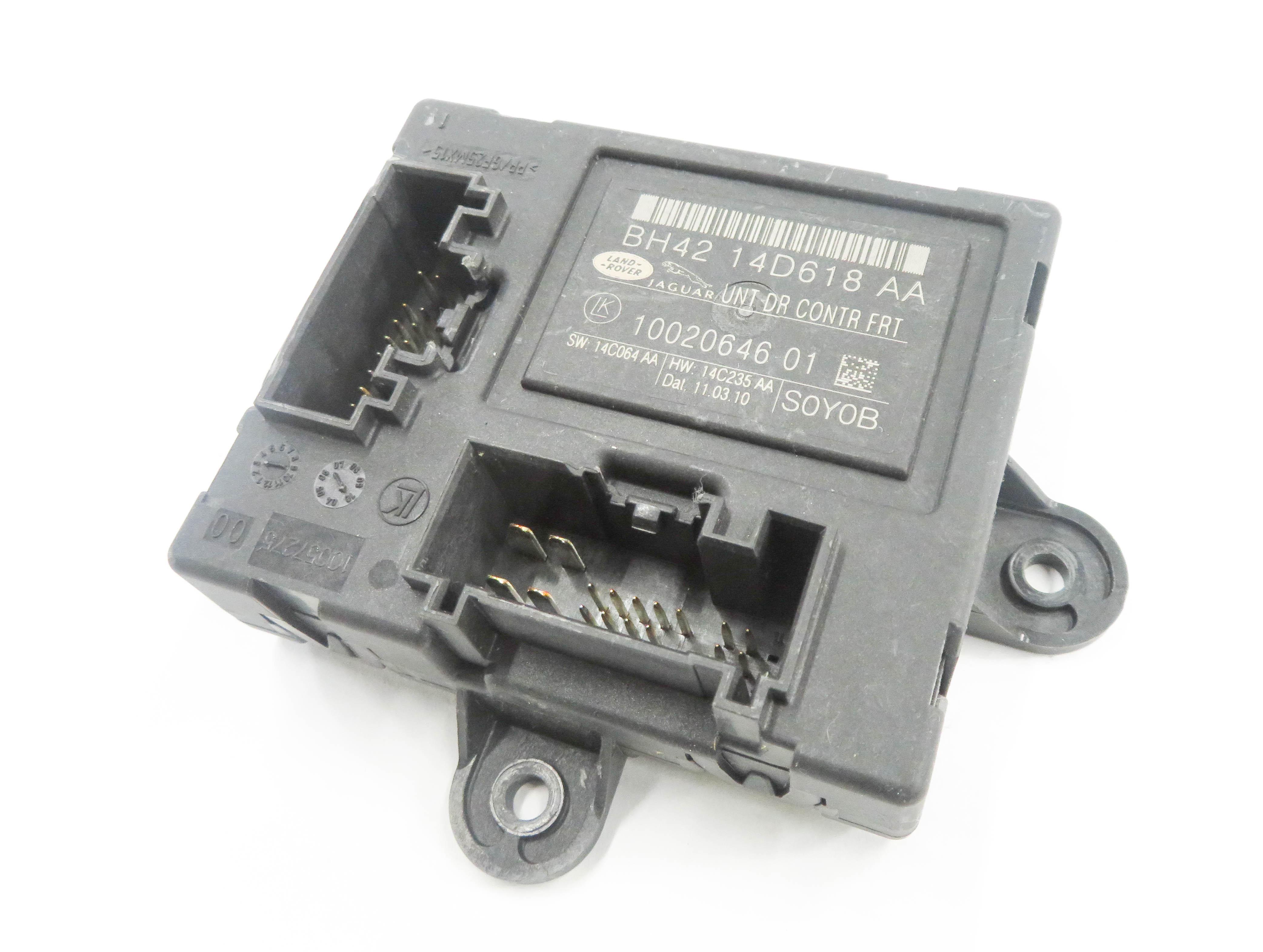 2010-2013 RANGE ROVER SPORT (L320) LEFT FRONT DRIVER DOOR CONTROL MODULE — exact item pictured