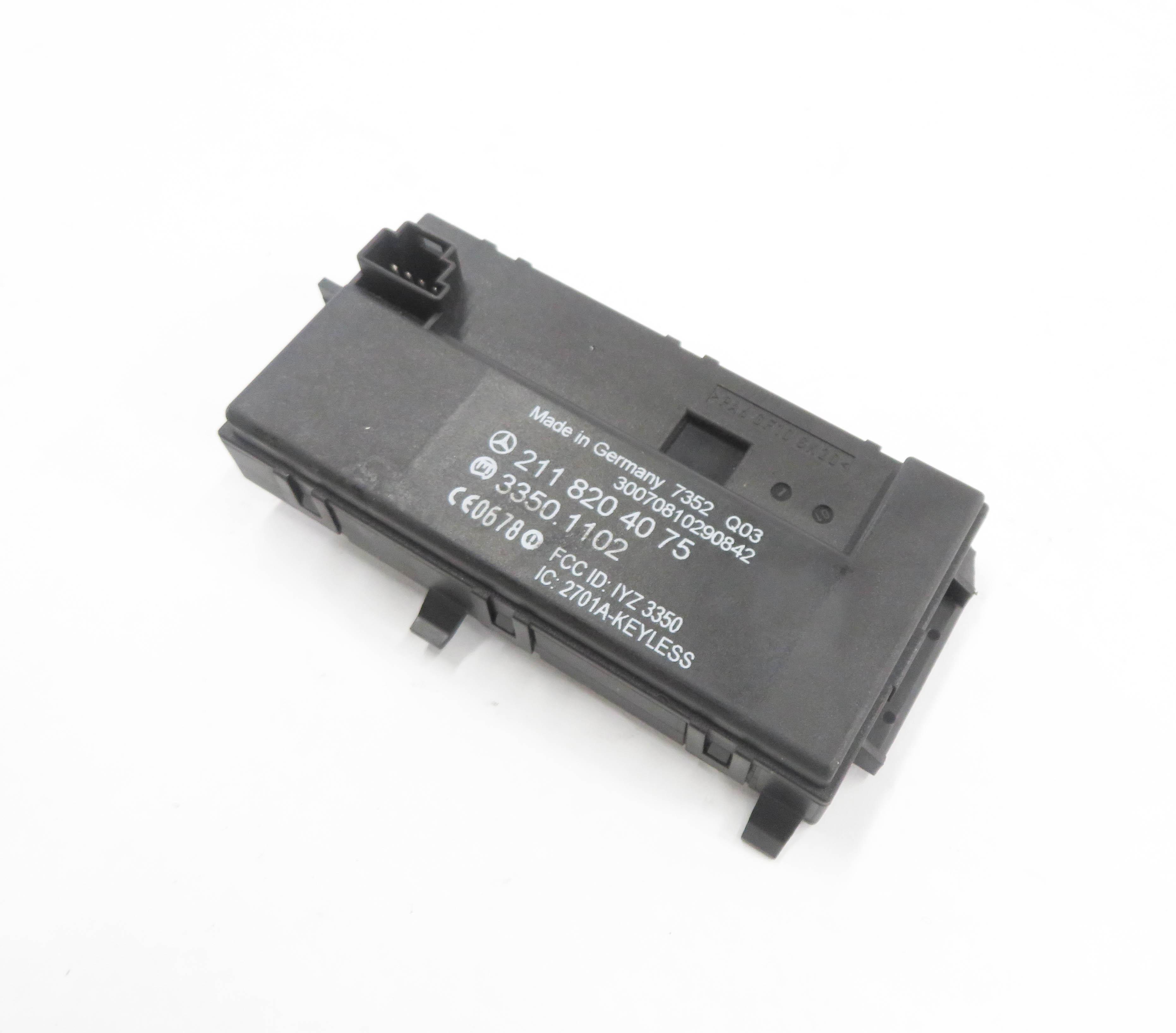 2008 MERCEDES CLS63 AMG (C219) KEYLESS ENTRY CONTROL MODULE — exact item pictured