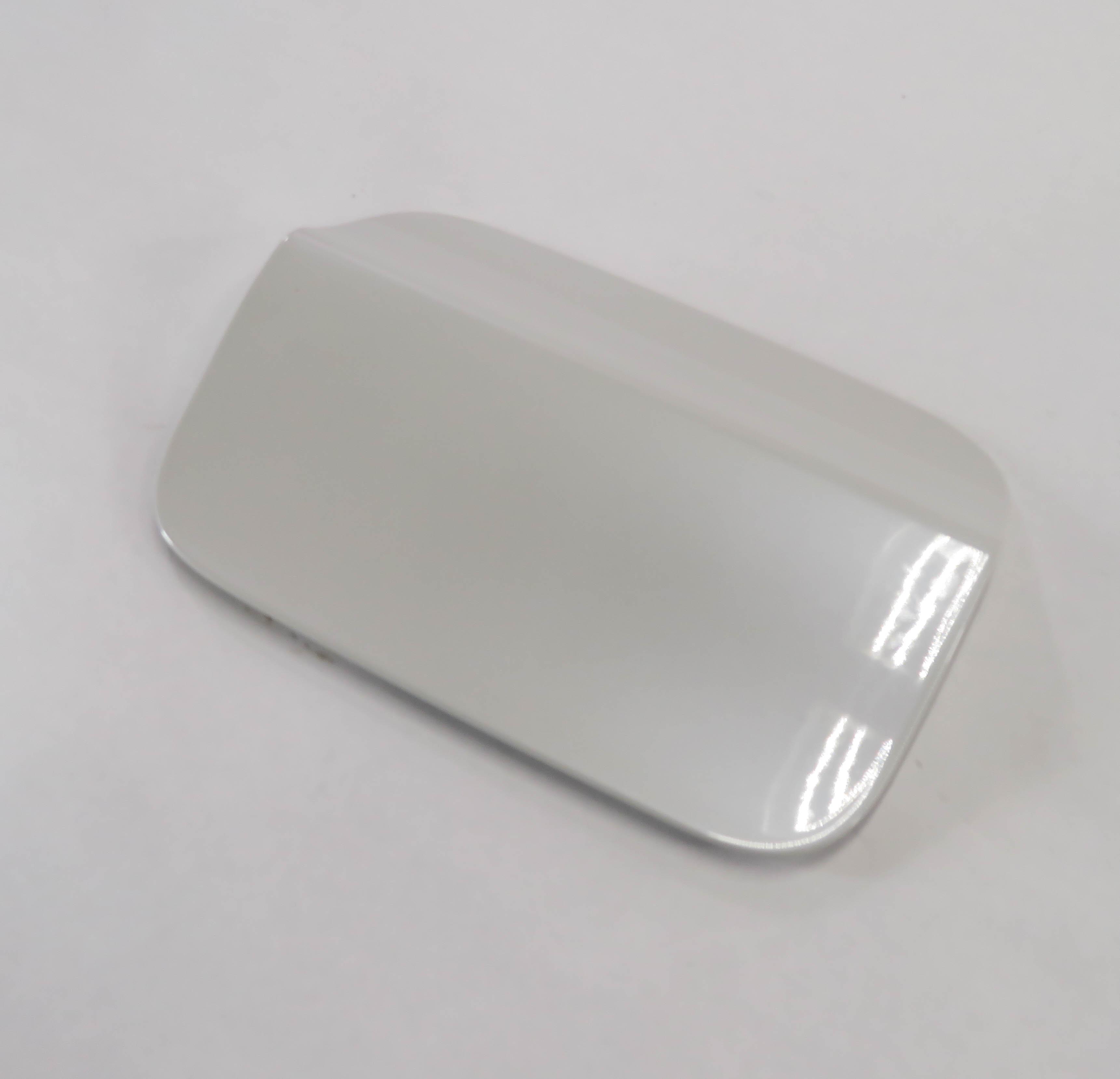 2009-2015 BMW 740Li 750Li 760Li B7 LWB (F02) FUEL TANK DOOR LID TRIM (WHITE) — exact item pictured