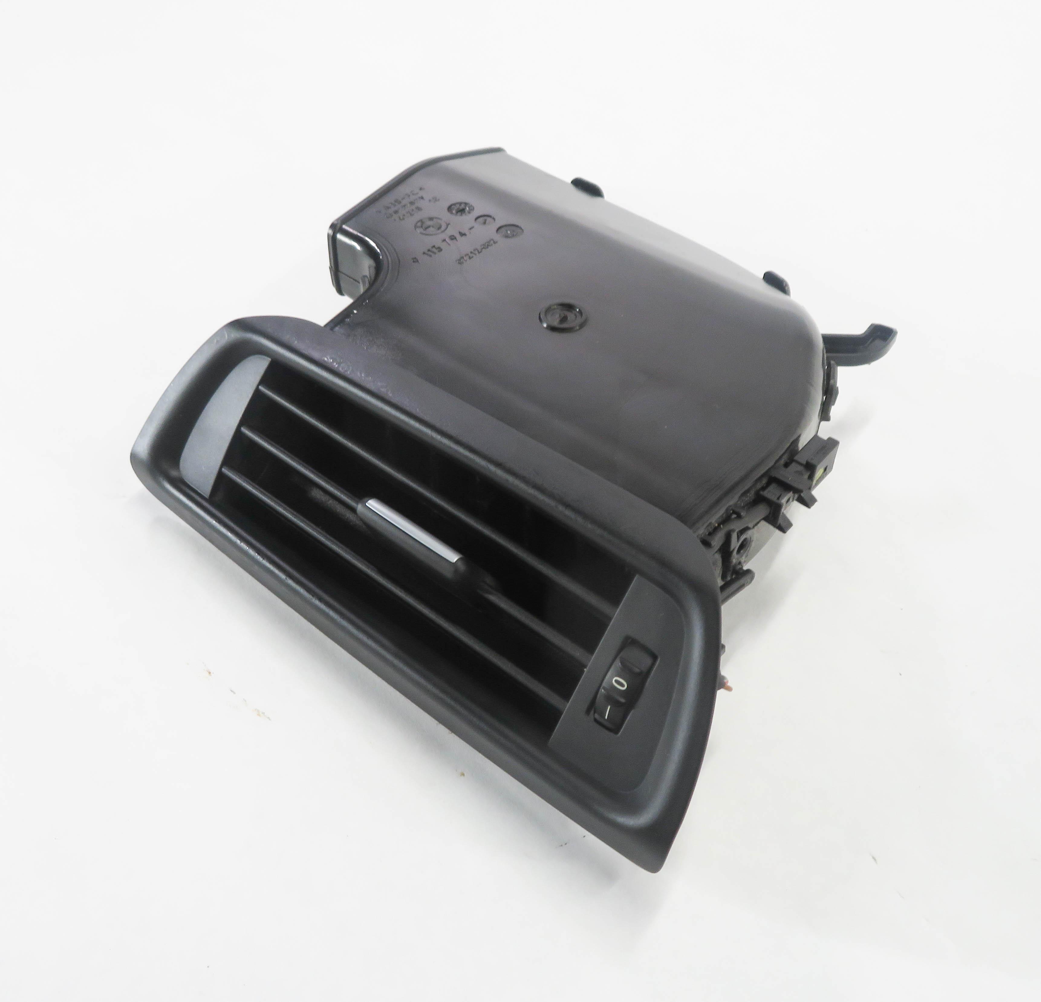 2011 BMW 750i (F01) RIGHT REAR PILLAR HEATER A/C AIR VENT (BLACK) — exact item pictured