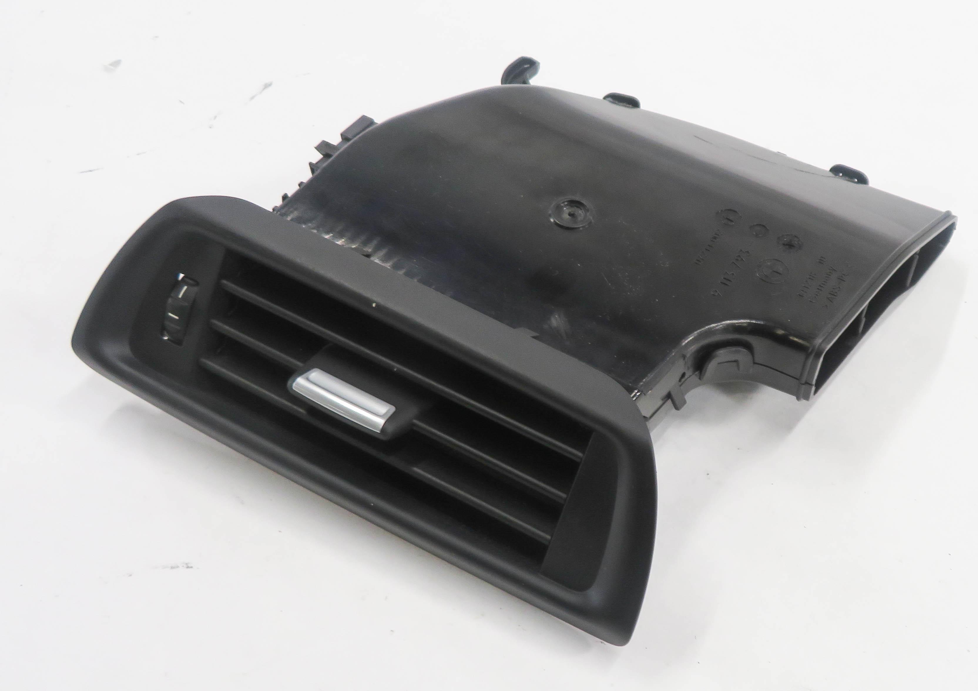 2011 BMW 750i (F01) LEFT REAR PILLAR HEATER A/C AIR VENT (BLACK) — exact item pictured