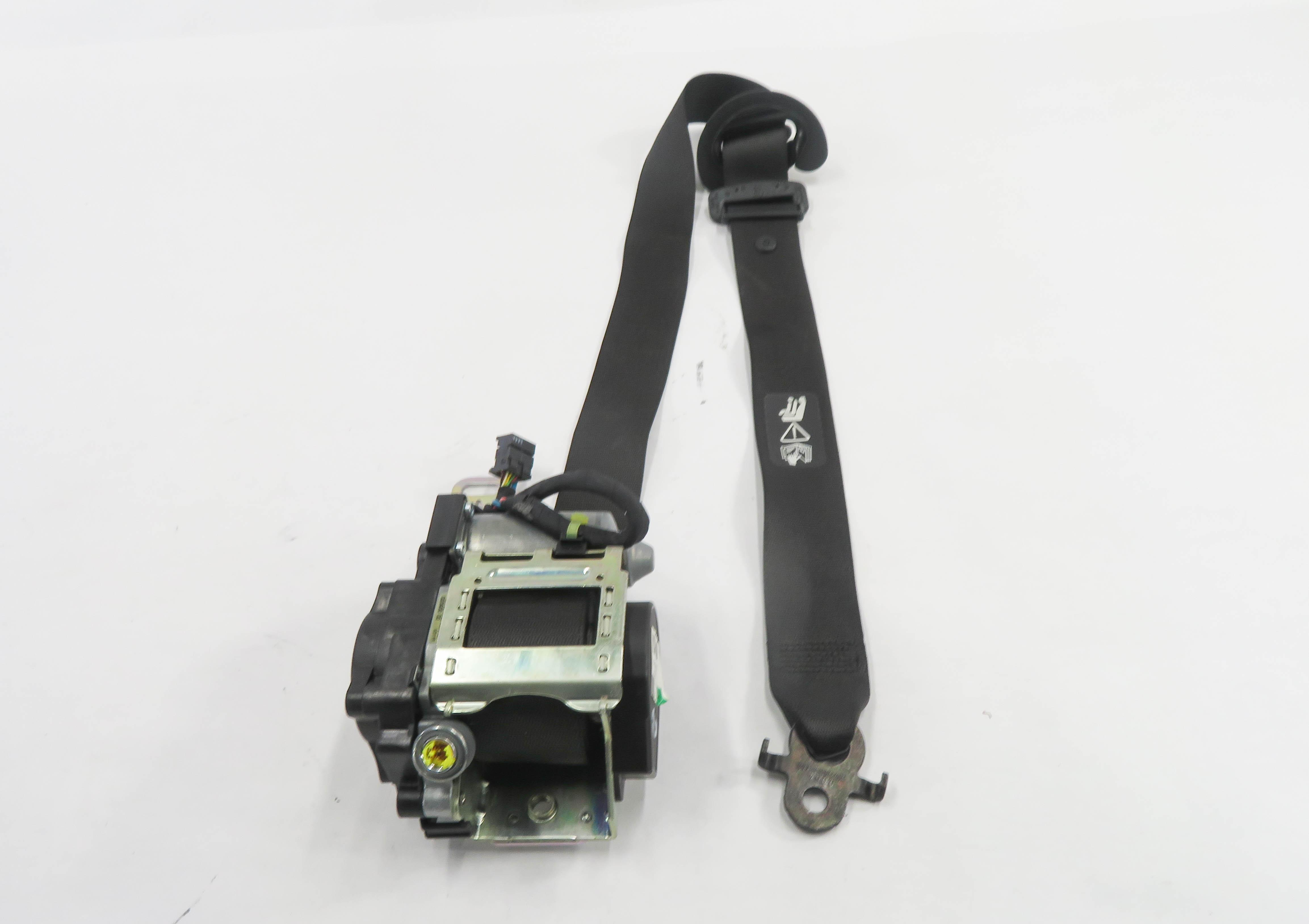 2009-2012 BMW 740i 750i 760i B7 (F01) RIGHT PASSENGER SEATBELT RETRACTOR (BLACK) — exact item pictured