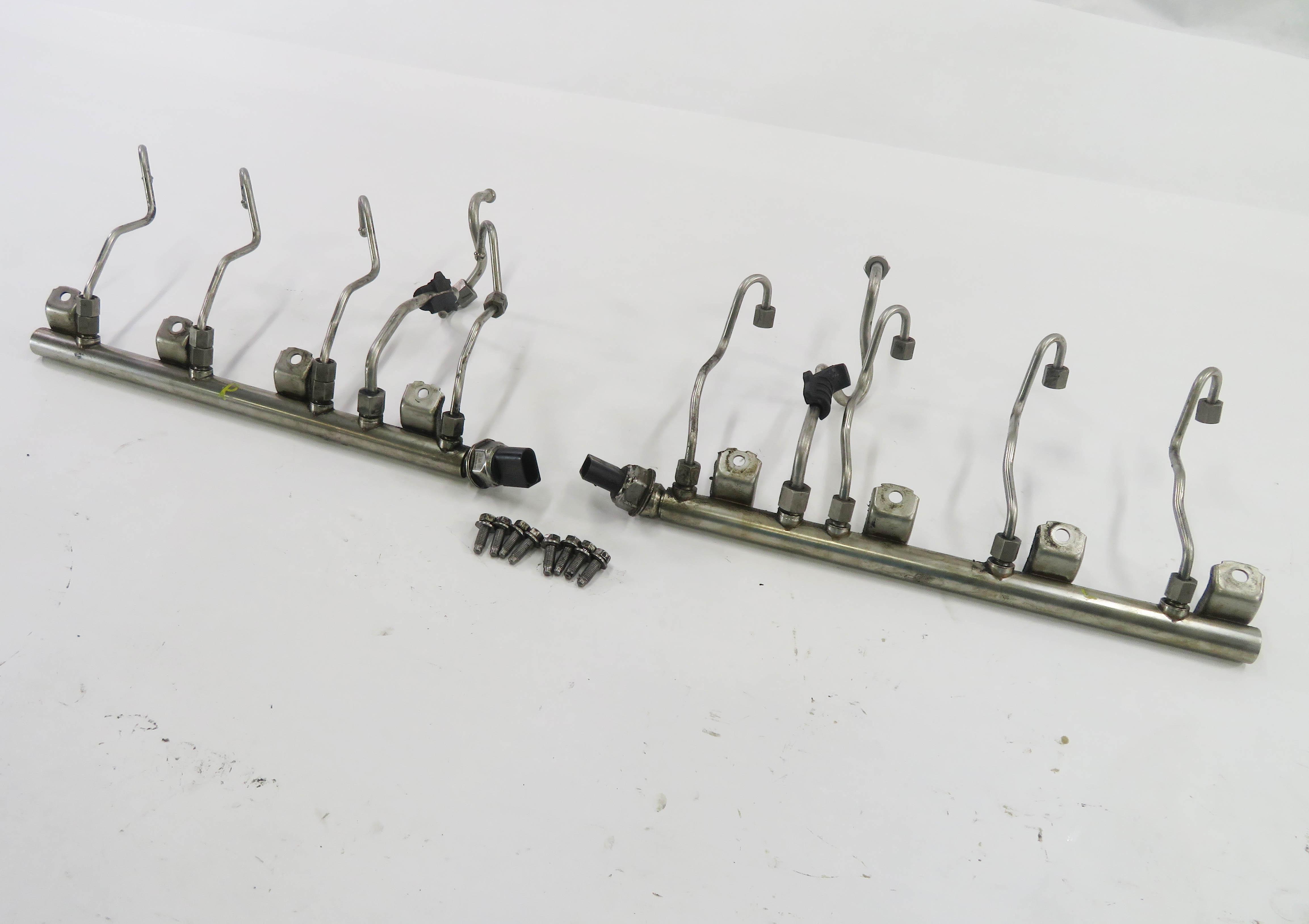 2011 BMW 750i (F01) 4.4L N63 TWIN TURBO ENGINE - FUEL RAIL SET-2 — exact item pictured