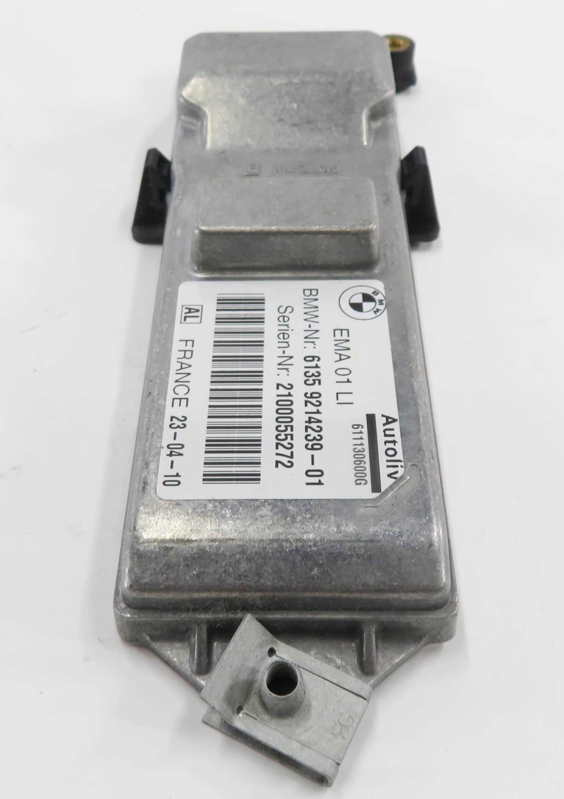 2009-2012 BMW 740i 750i 760i B7 (F01 F02) LEFT FRONT DRIVER SEATBELT MODULE — exact item pictured