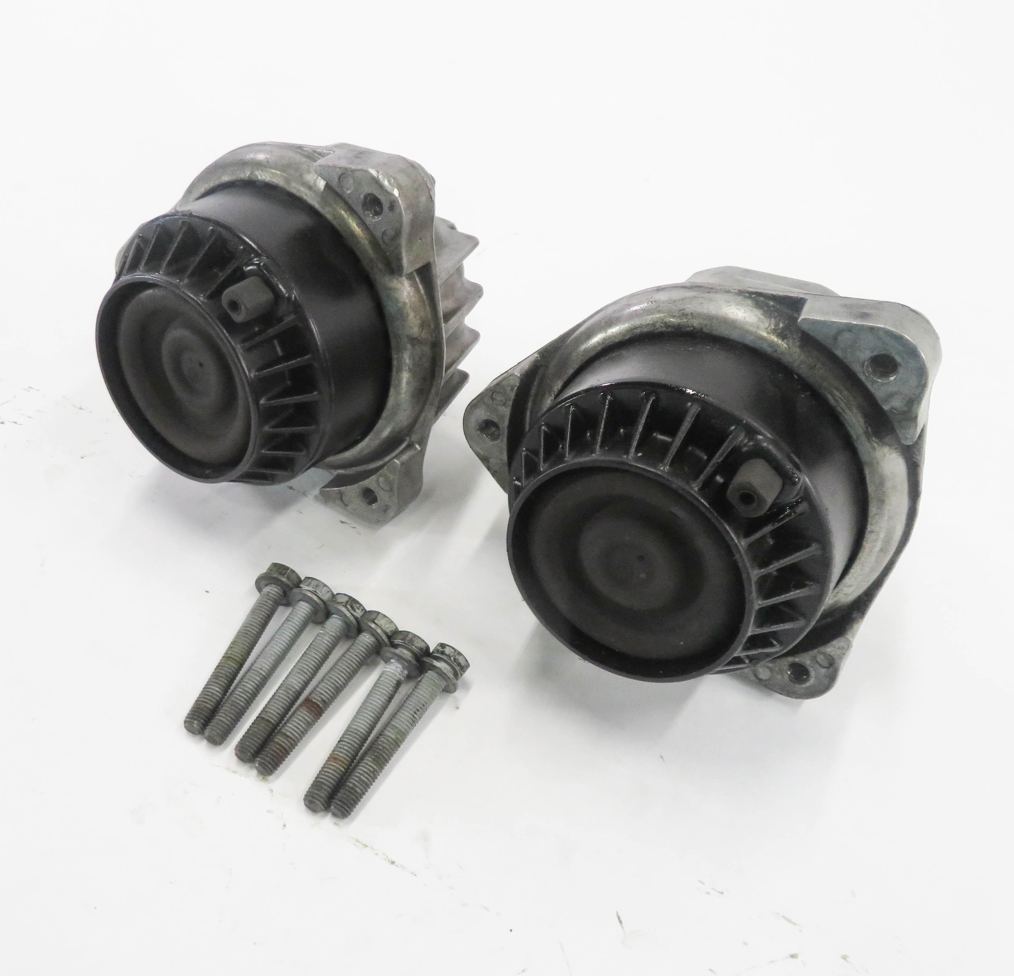 2011 BMW 750i (F01) 4.4L N63 TWIN TURBO ENGINE - LEFT & RIGHT MOTOR MOUNT SET-2 — exact item pictured