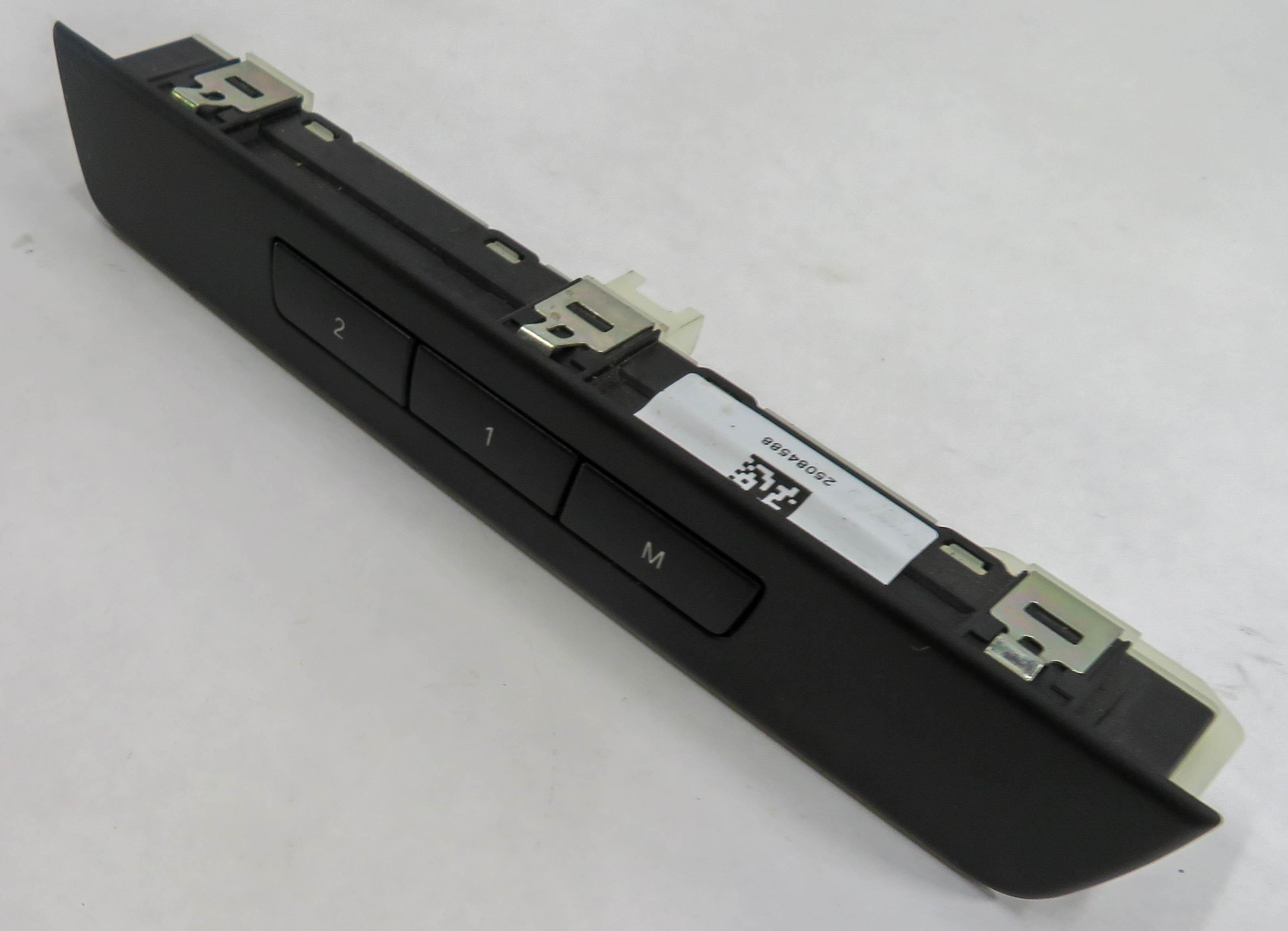 2014 BMW 750i (F01) RIGHT FRONT PASSENGER MEMORY SEAT POSITION SWITCH BUTTON — exact item pictured
