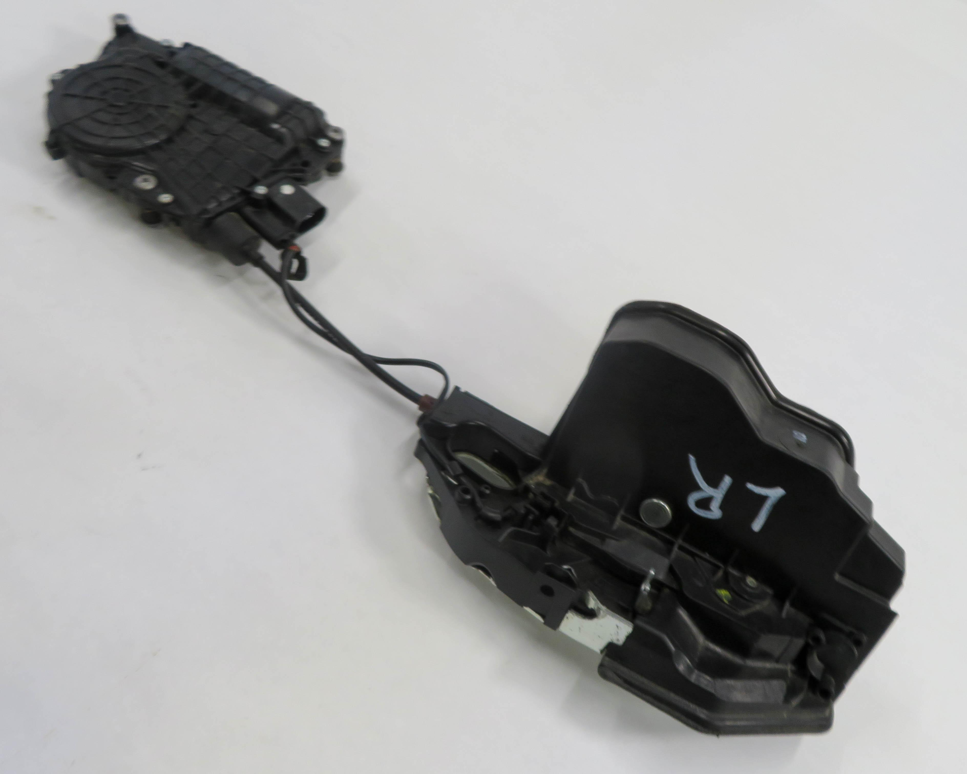2011-2015 BMW 740i 750i 760i (F01) LEFT SIDE REAR DOOR LOCK LATCH (SOFT CLOSE) — exact item pictured