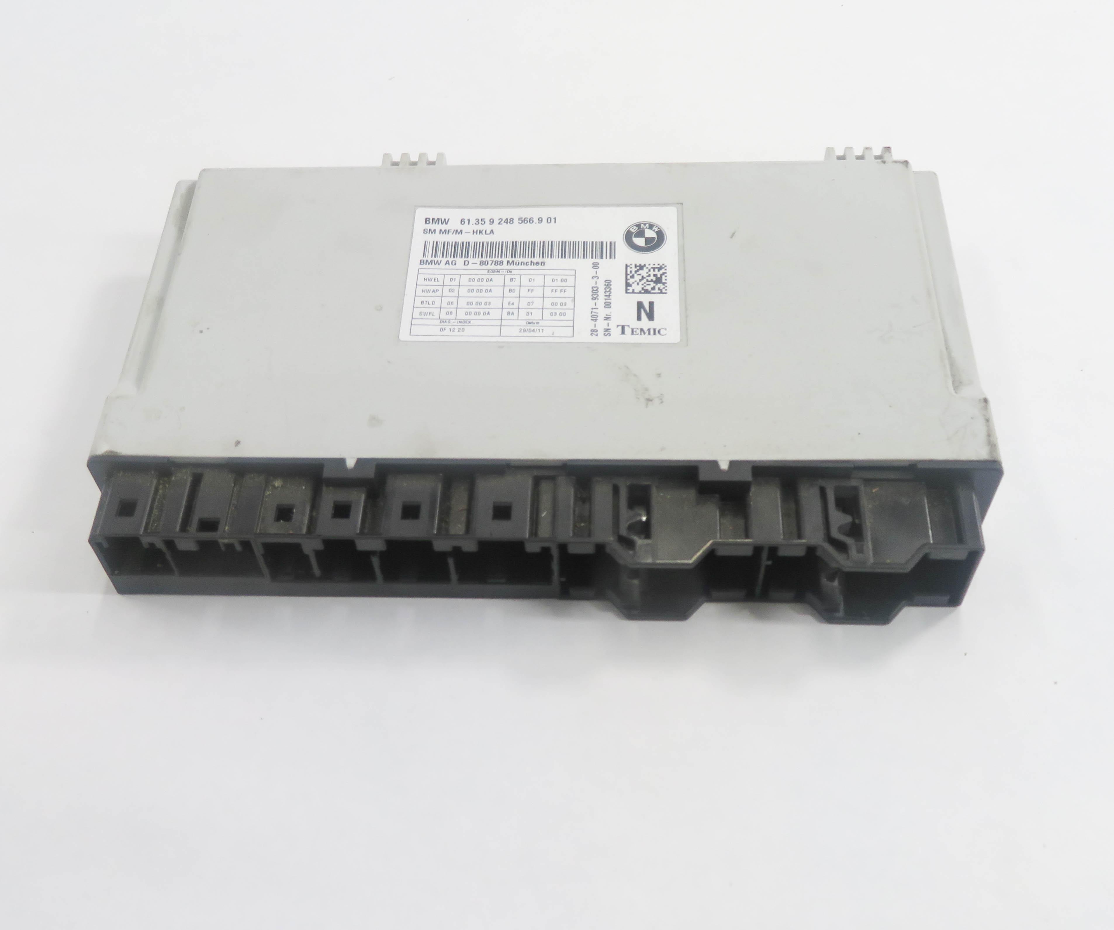 2010-2017 BMW 528i 535i 550i 650i 740i 750i (F01 F10) COMFORT MEMORY SEAT MODULE — exact item pictured
