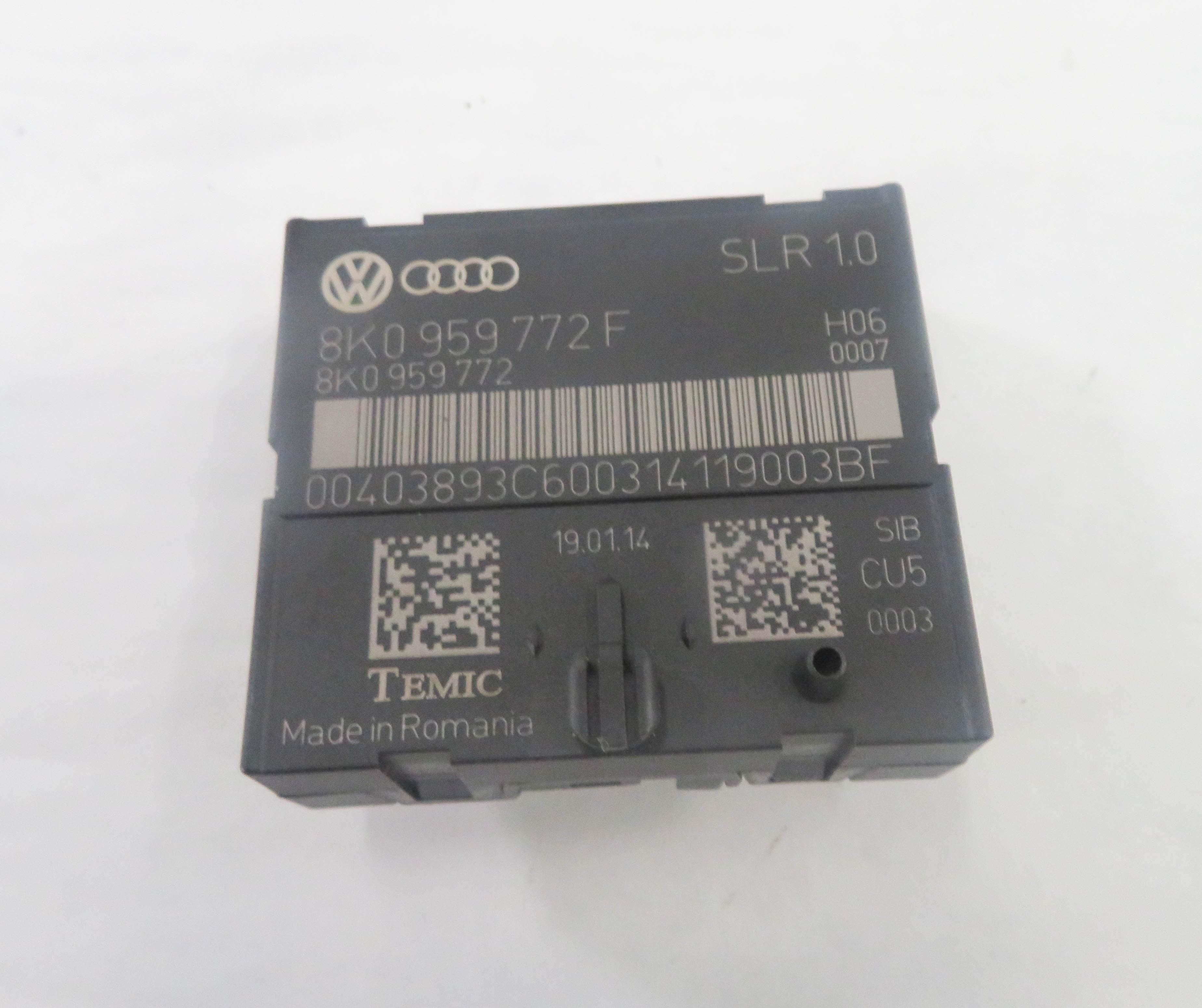 2013-2015 AUDI Q7 (4L) FRONT DRIVER / PASSENGER - SEAT CLIMATE CONTROL MODULE — exact item pictured