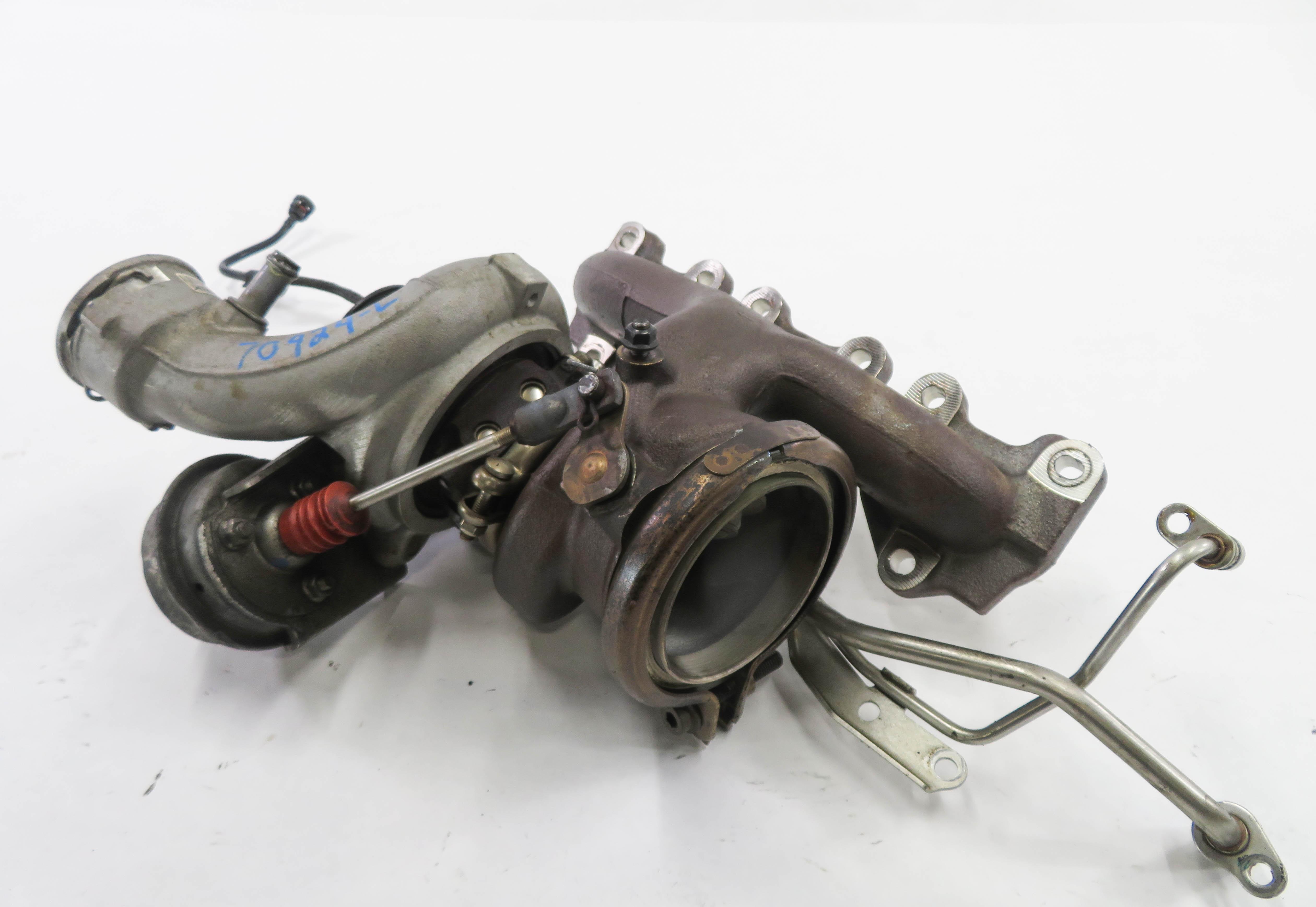 2015-2018 PORSCHE CAYENNE (958) 3.6L TURBO ENGINE - LEFT TURBOCHARGER ASSEMBLY — exact item pictured